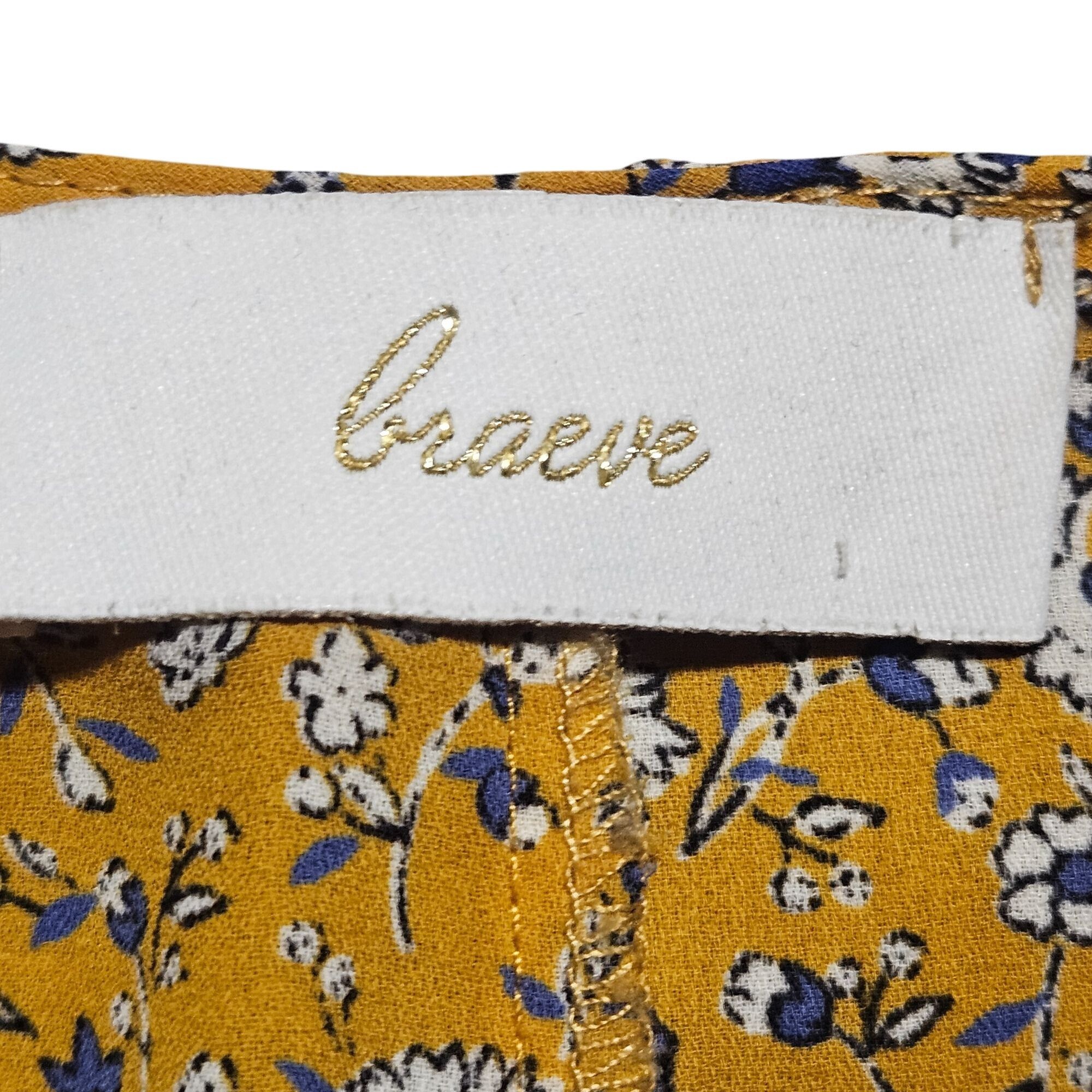 Anthropologie Anthropologie Braeve Yellow Peplum Blouse XS Cottagecore Gar Size XS / US 0-2 / IT 36-38 - 4 Thumbnail