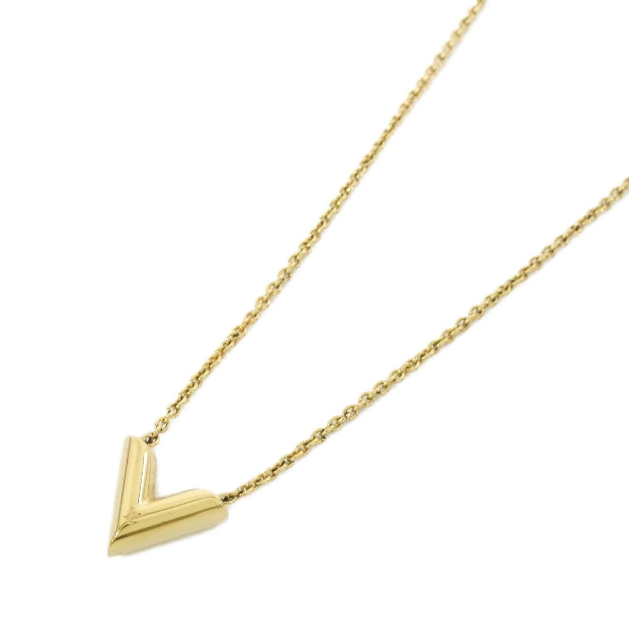 Louis Vuitton Louis Vuitton Louis Vuitton Essential V Necklace Metal Necklace M61083 DUTY FREE for USA Size ONE SIZE - 1 Thumbnail