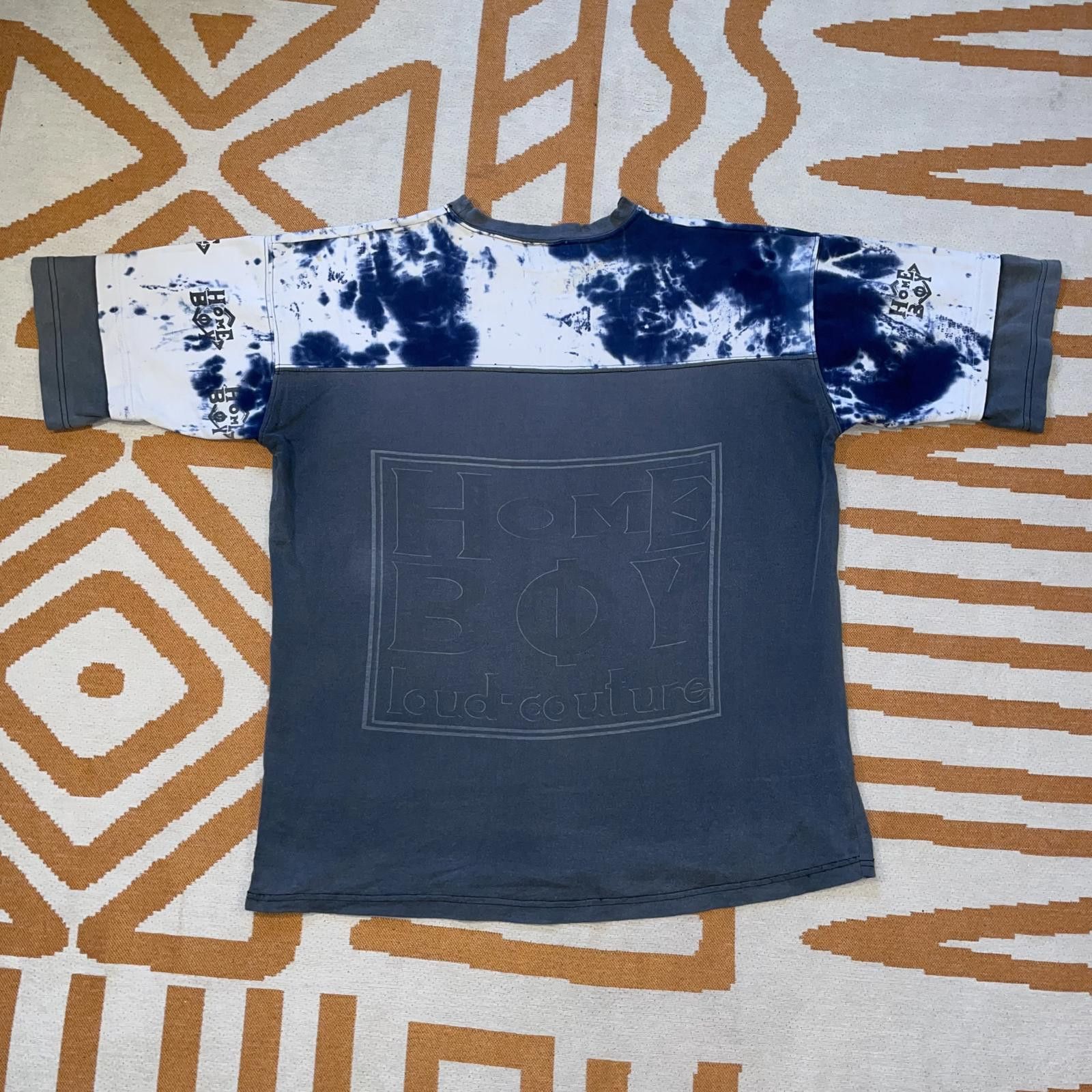 Designer Homeboy 90s Tie Dye Graphic T-Shirt XL Size US XL / EU 56 / 4 - 2 Thumbnail
