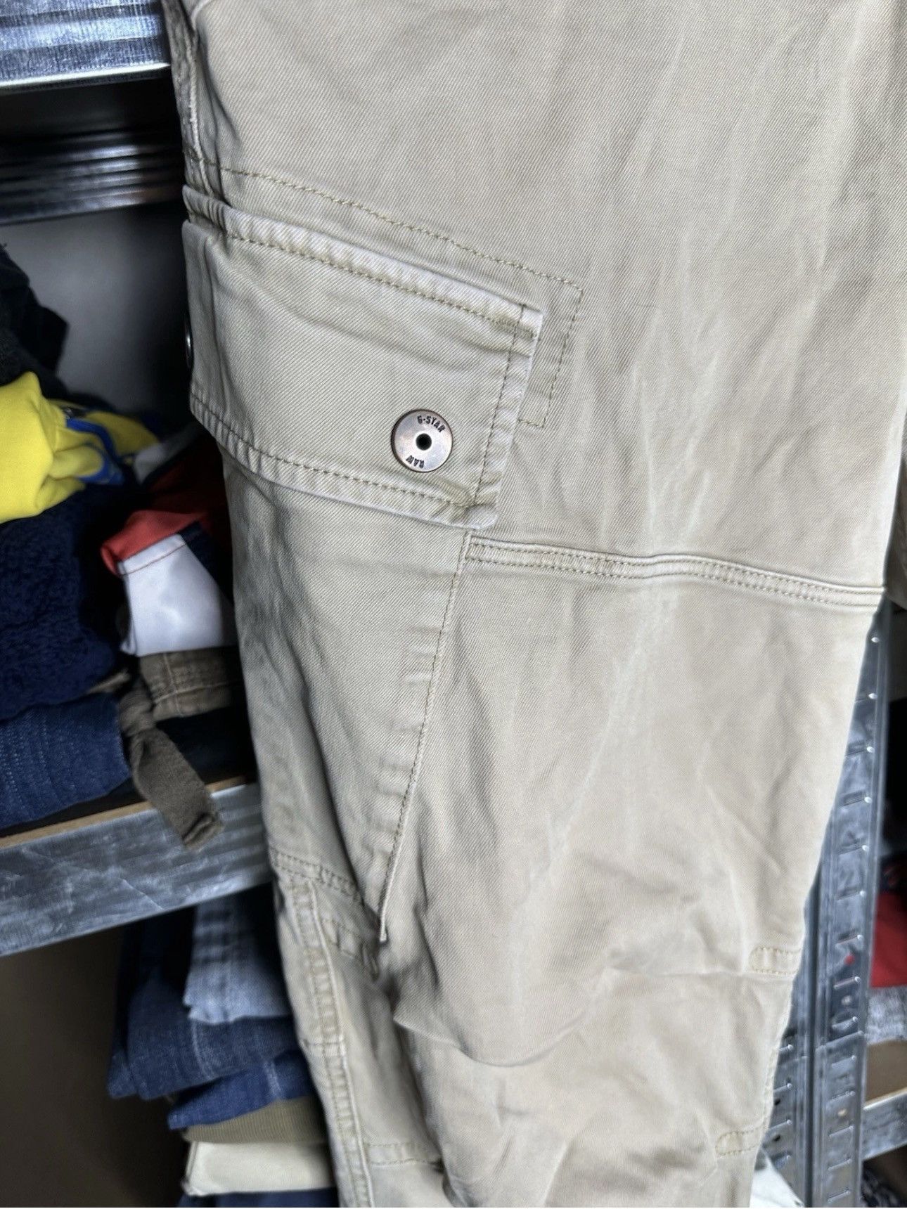 G-Star Rarest G-Star Raw 32 x 33 Cargo Y2k Punk Pants Size US 32 / EU 48 - 7 Thumbnail