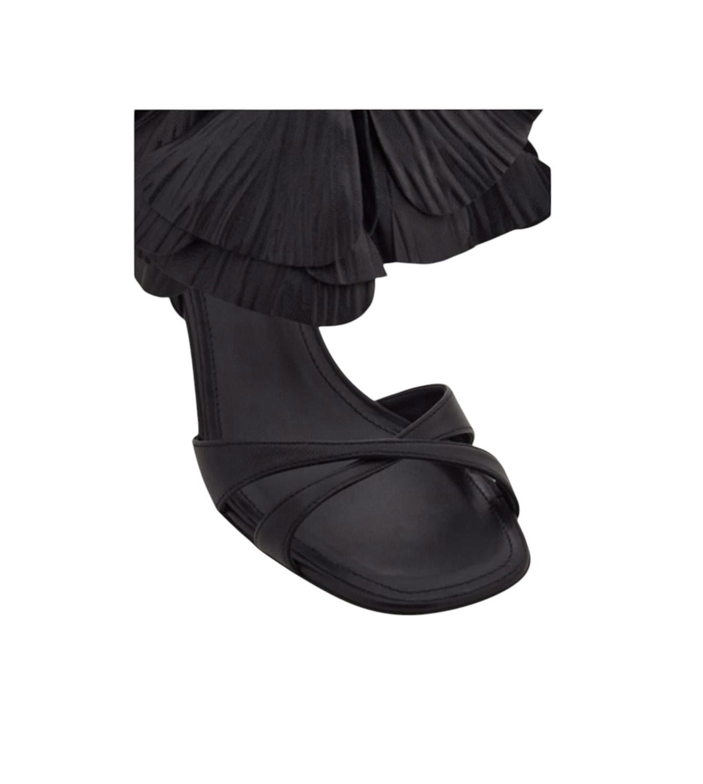 Salvatore Ferragamo Ferragamo Flower Embellished High Heel Sandal Size US 7.5 / IT 37.5 - 4 Thumbnail