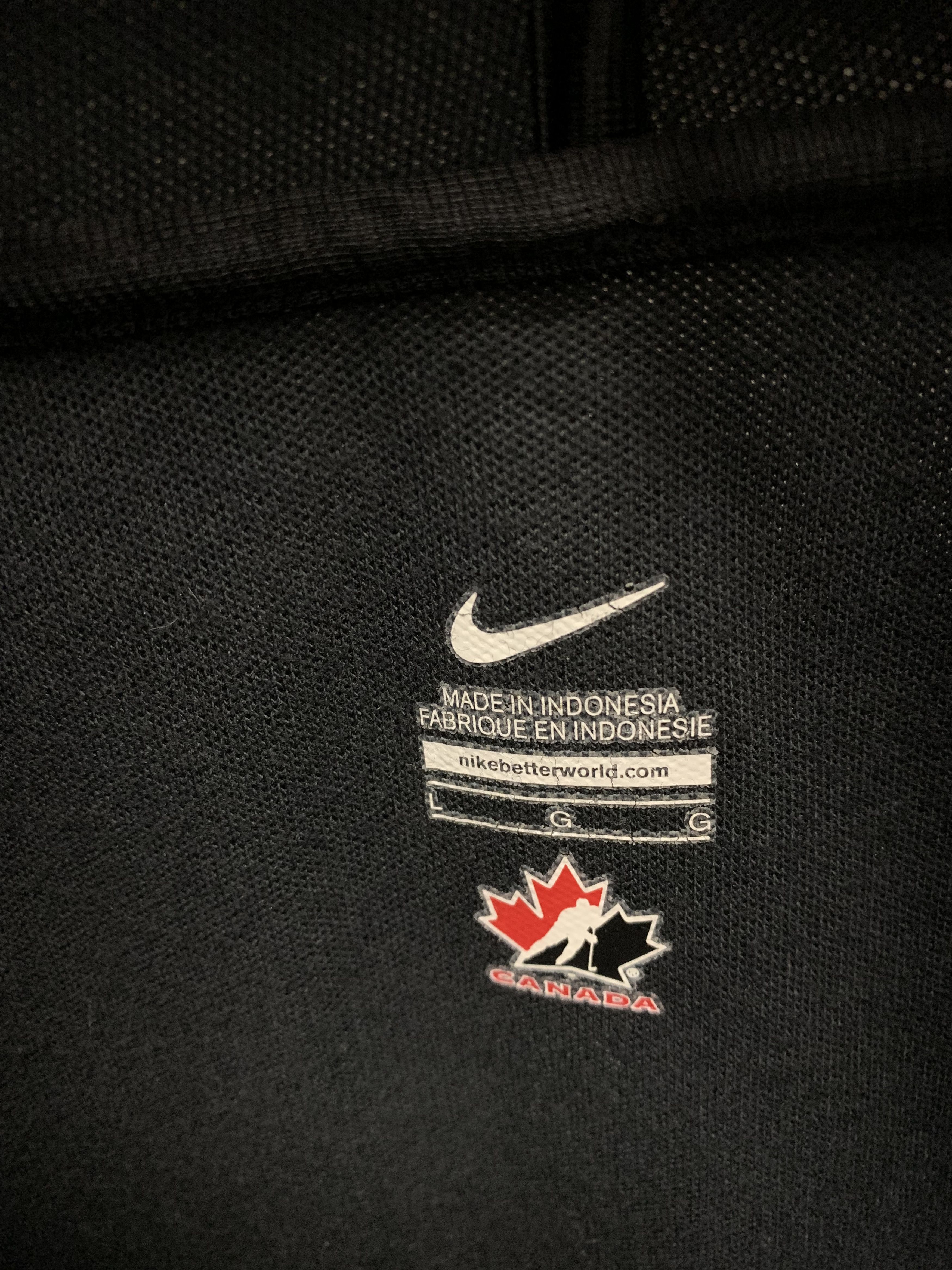 Nike Nike Canada fullzip black bomber L sz Size US L / EU 52-54 / 3 - 4 Thumbnail