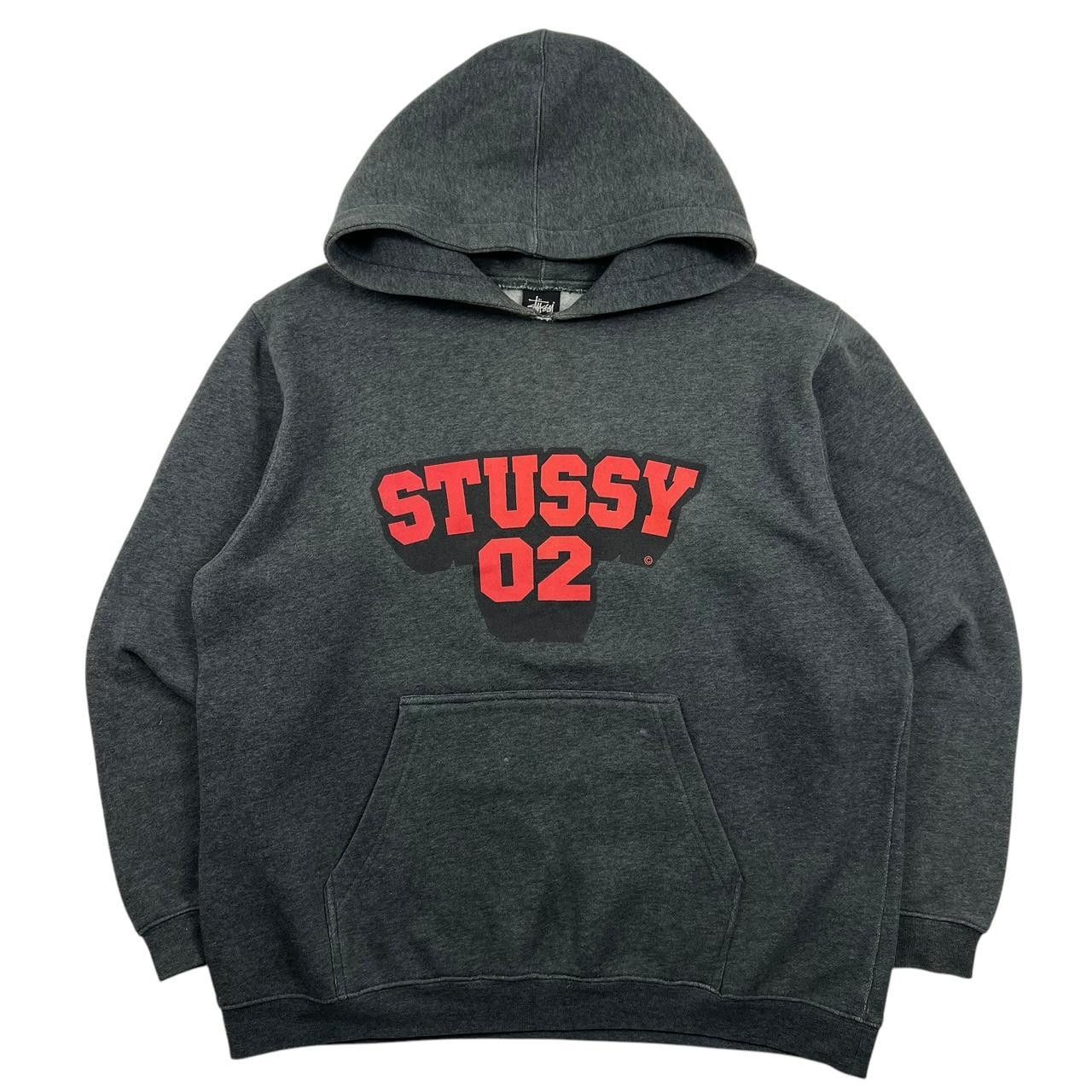 Stussy Vintage 2000s Stussy 02 Hoodie Pullover - Medium Size US M / EU 48-50 / 2 - 1 Thumbnail
