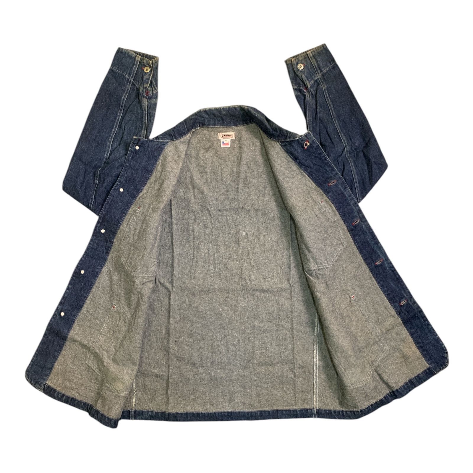 Vintage Rare Design Vintage Prime Hemp Chore Denim Jackets Size US M / EU 48-50 / 2 - 3 Thumbnail