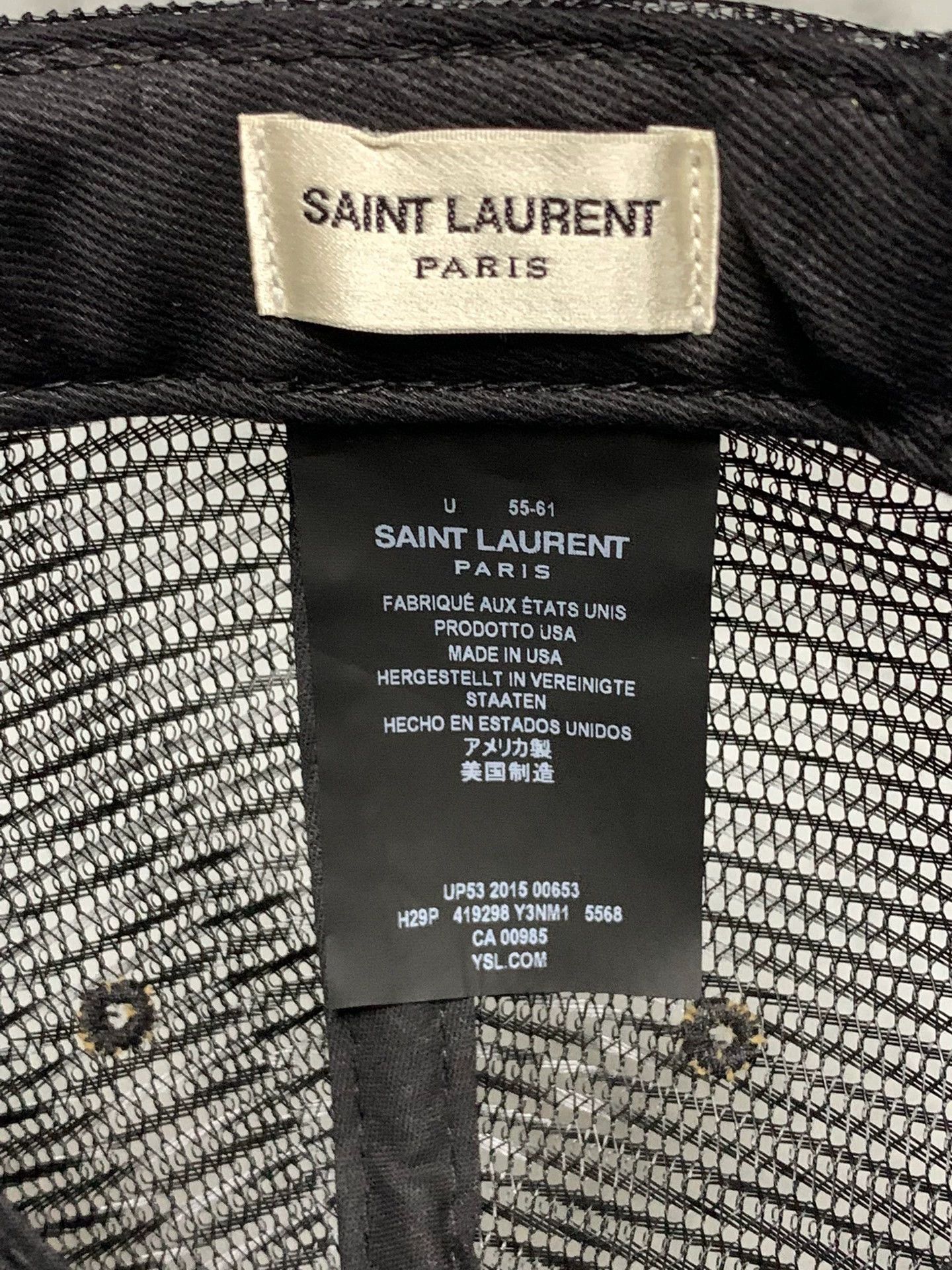 Saint Laurent Paris Saint Laurent SLP 16ss Palm Tree Baseball Cap Size ONE SIZE - 6 Thumbnail