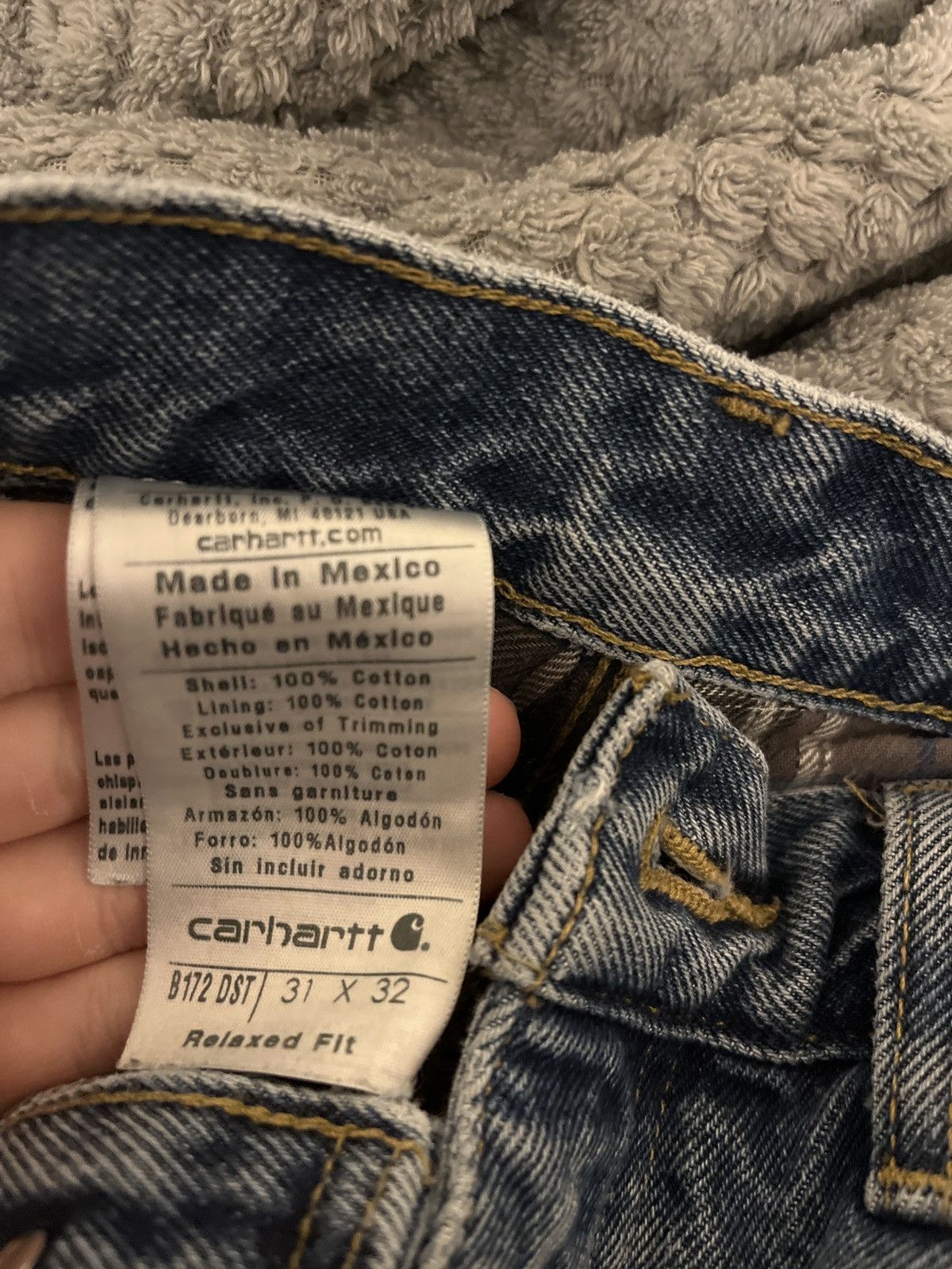 Carhartt Carhartt Denim Relaxed Fit Jeans Size US 31 - 4 Thumbnail