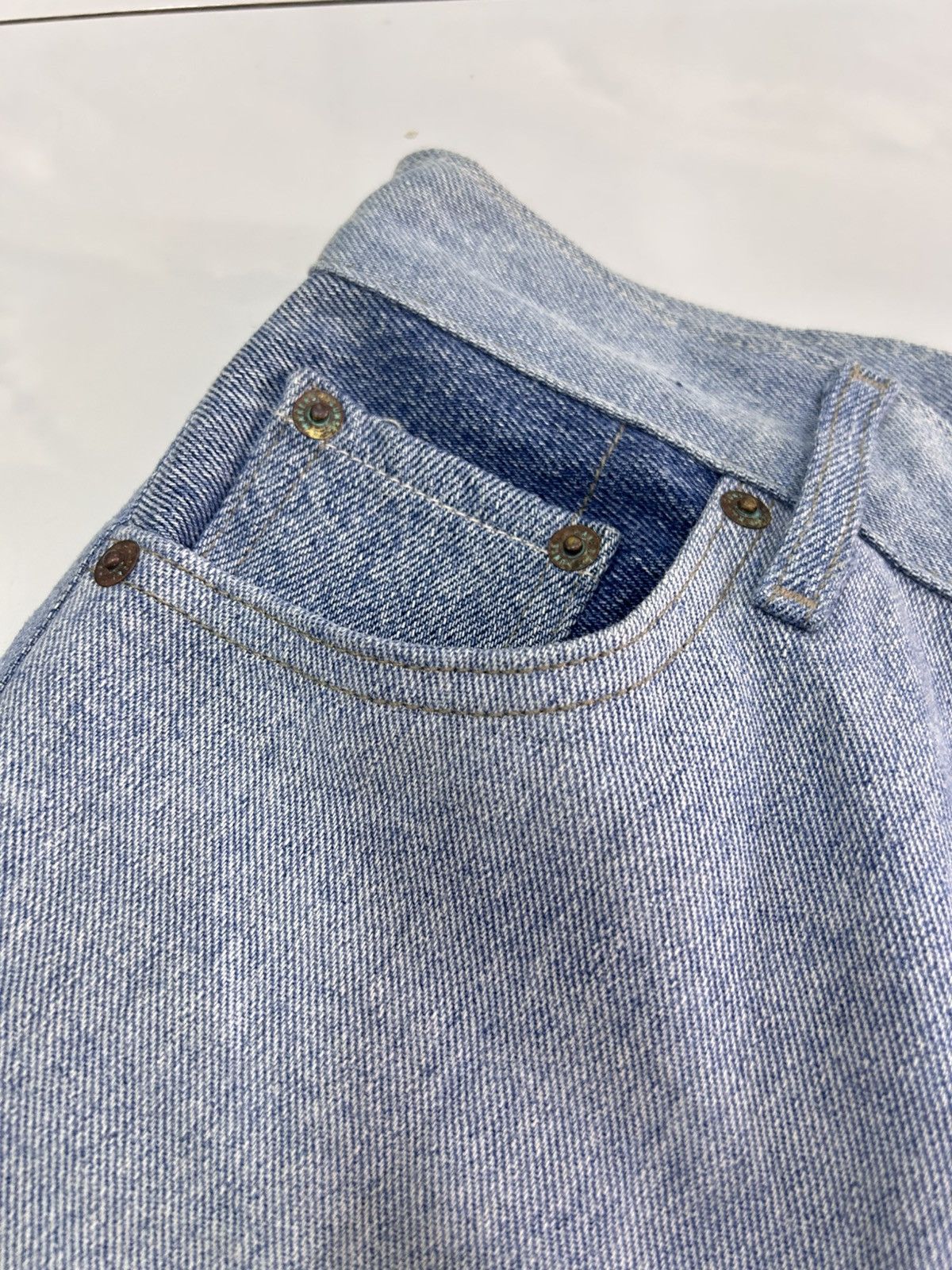 Simon Miller × Vintage 💥Vintage SIMON MILLER Sunset Makers Denim Distressed Jeans Size US 28 / EU 44 - 21 Thumbnail