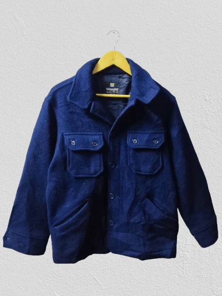Vintage × Wrangler Wrangler wool jacket Size US L / EU 52-54 / 3 - 1 Thumbnail