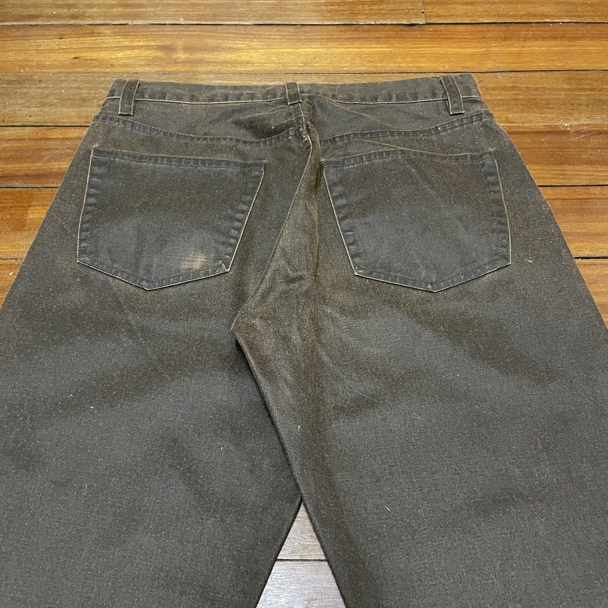 Japanese Brand × Vintage Rare Vintage Japanese Brand Root Three Waxed Pants 2000s Size US 28 / EU 44 - 4 Thumbnail