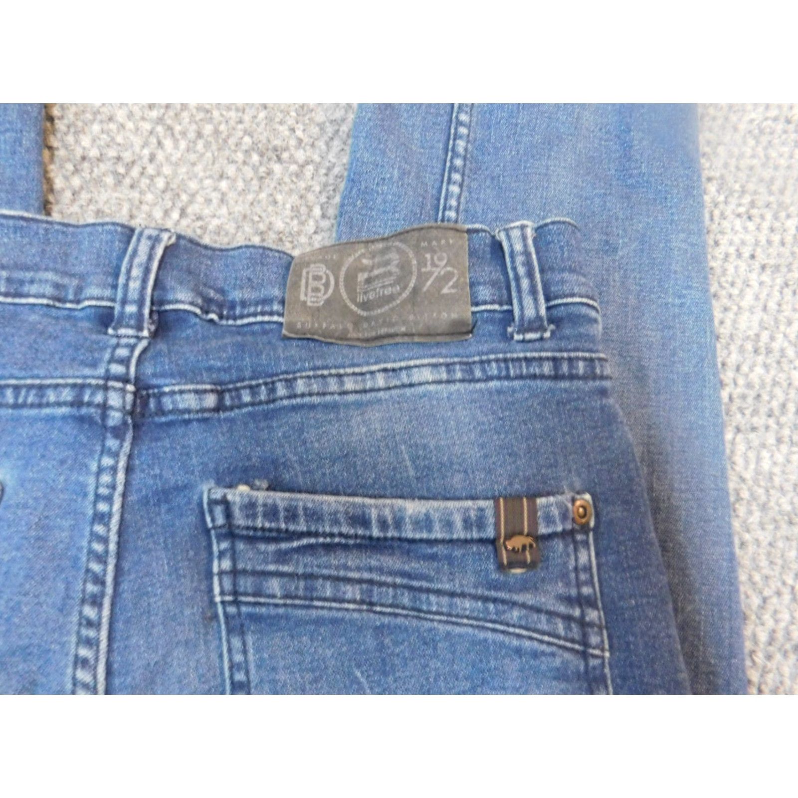 Buffalo David Bitton Buffalo by David Bitton Womens Jeans 26x26 Denim Straight Regular Blue Cotton 26 in Inseam Zipper Pockets Size 26" / US 2 / IT 38 - 5 Thumbnail