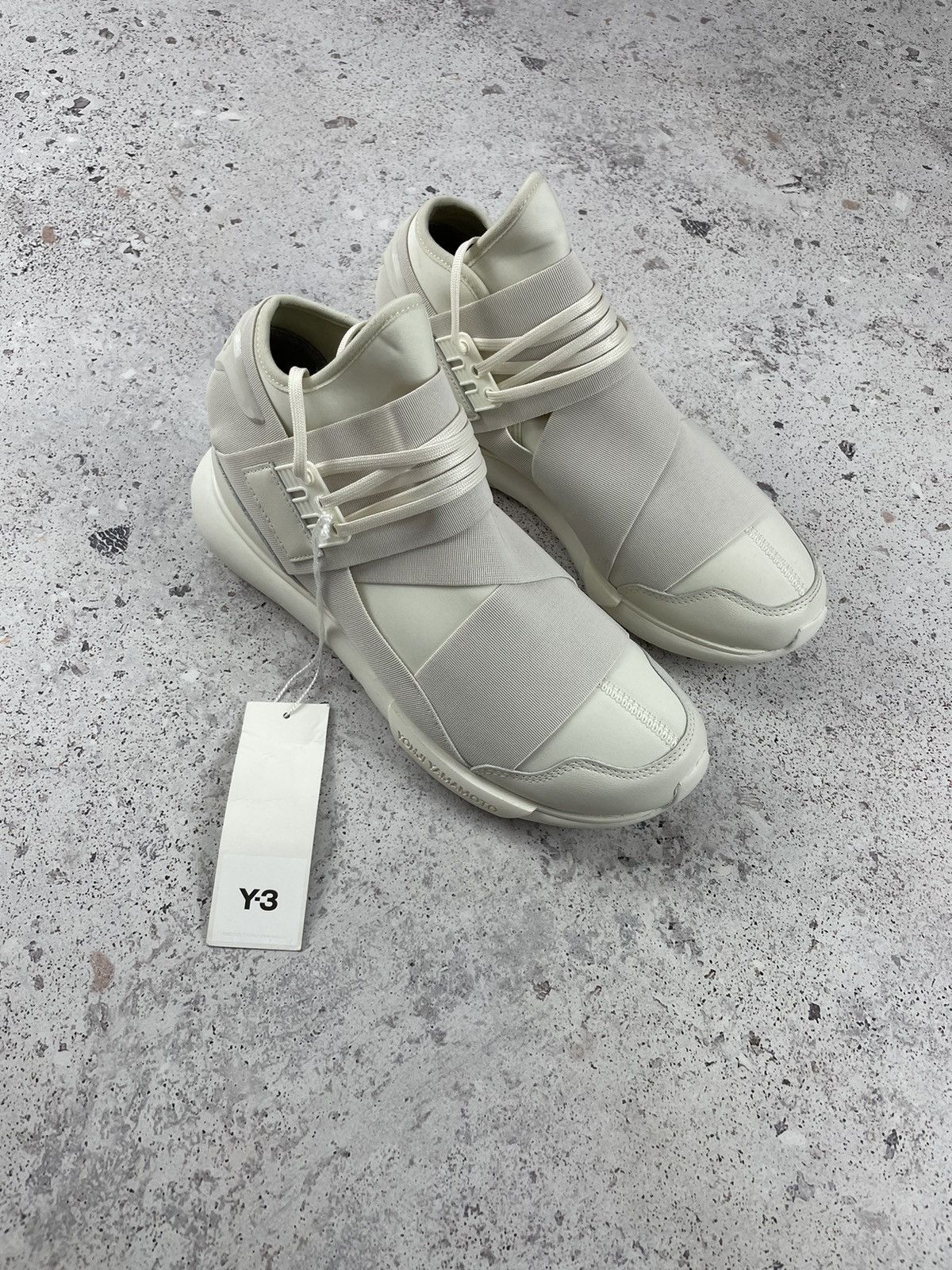 Adidas Y-3 Yohji Yamamoto Qasa White Japan Sneakers Size
