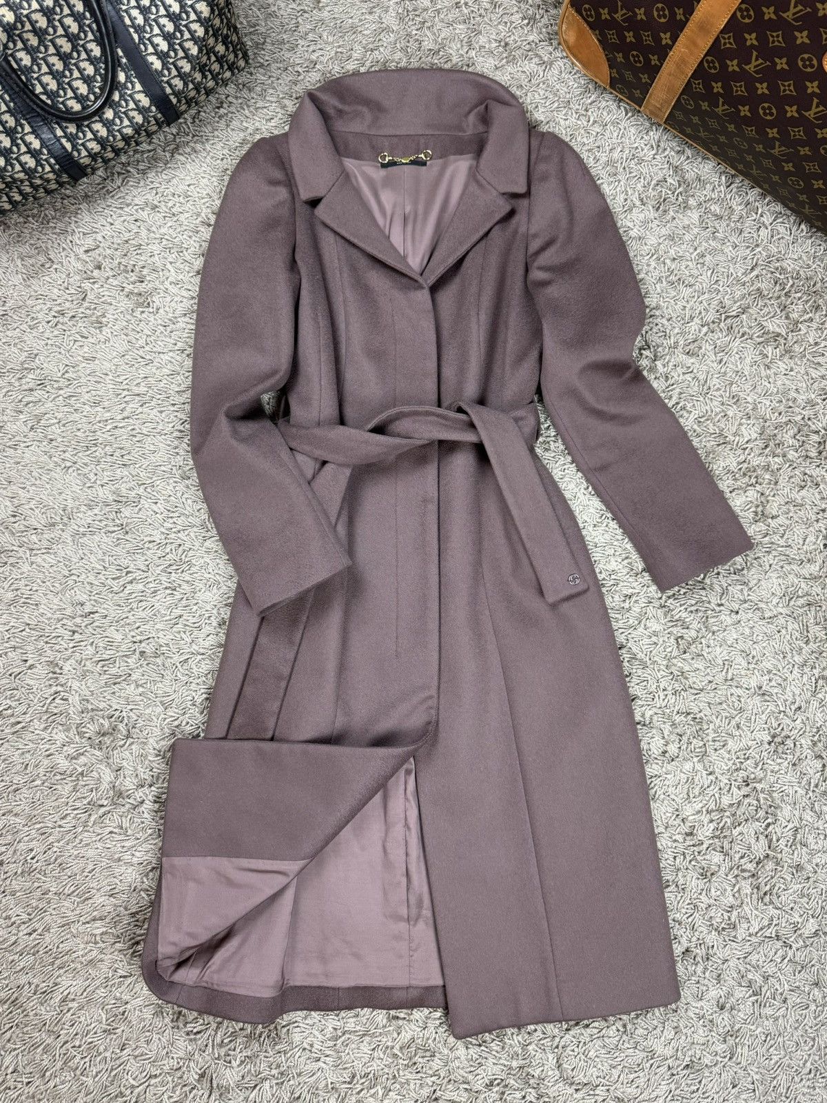 Gucci Wool trench coat Gucci original luxury streetwear item Size XS / US 0-2 / IT 36-38 - 1 Thumbnail