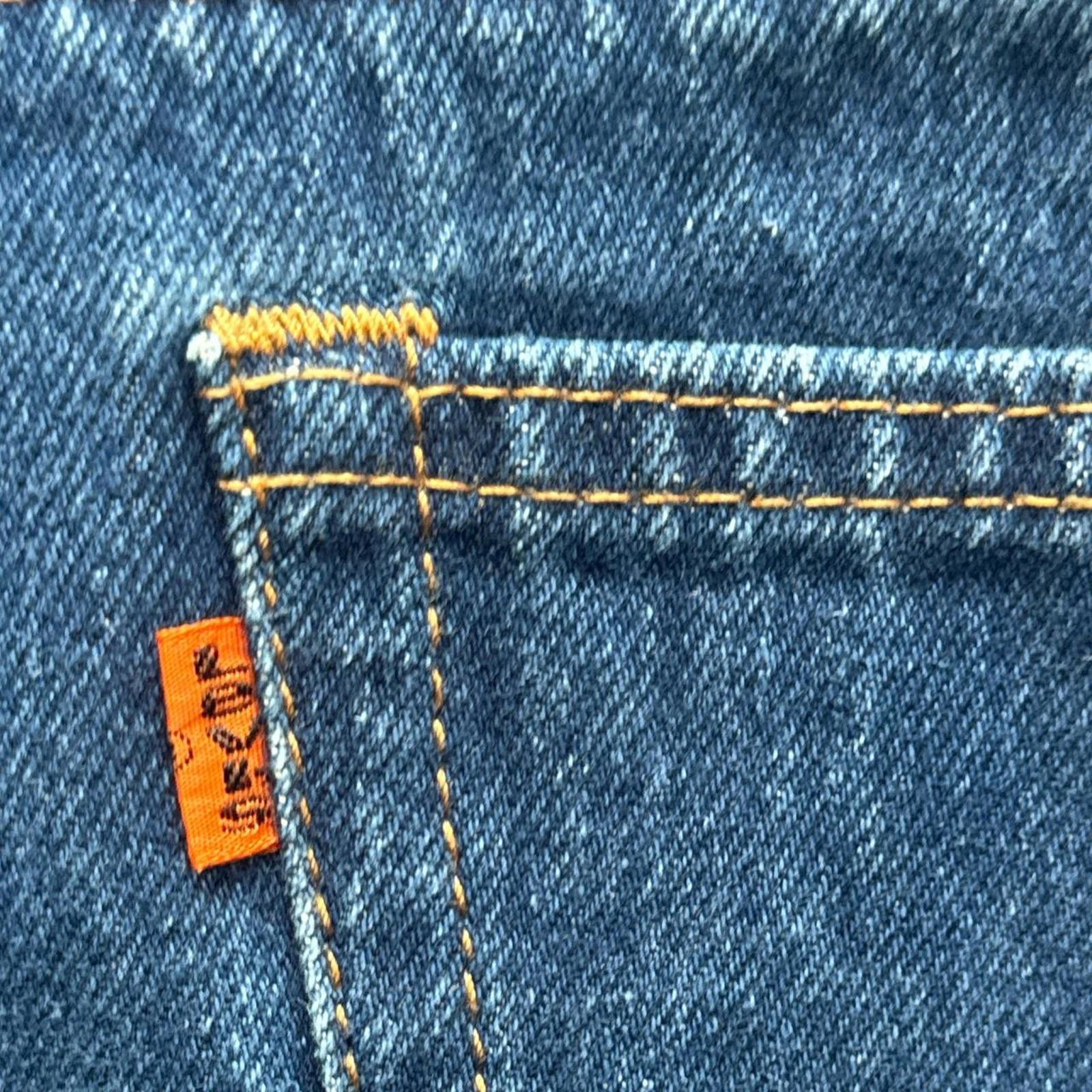 Levi's Levi’s Vintage 90's Orange Tabs Denim Jeans Size US 42 / EU 58 - 5 Thumbnail