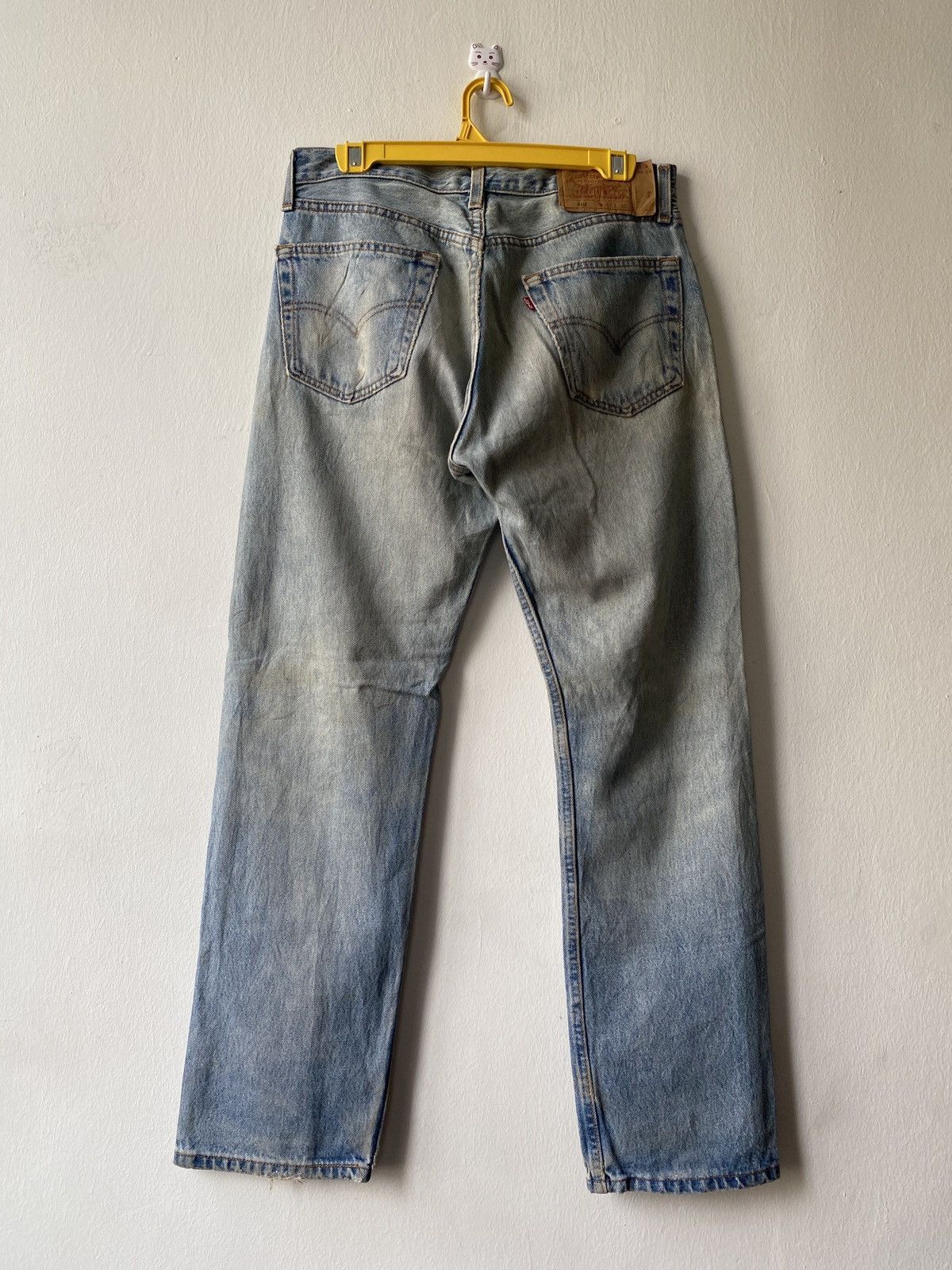 Levi's Vintage 90s Levi’s 501 Distressed Rusty Denim Size US 30 / EU 46 - 2 Thumbnail