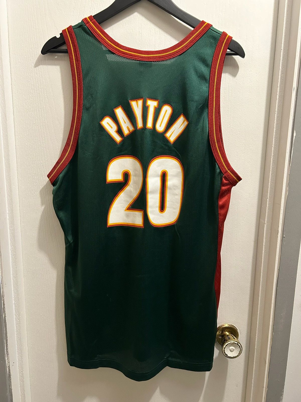 Champion Gary Payton Sonics Jersey L Size US M / EU 48-50 / 2 - 6 Thumbnail