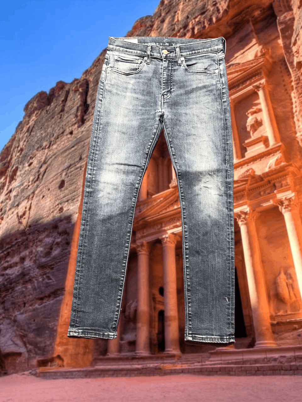 Levi's Vintage jeans Levi's 519 crazy Y2K streetwear Size US 31 - 1 Thumbnail