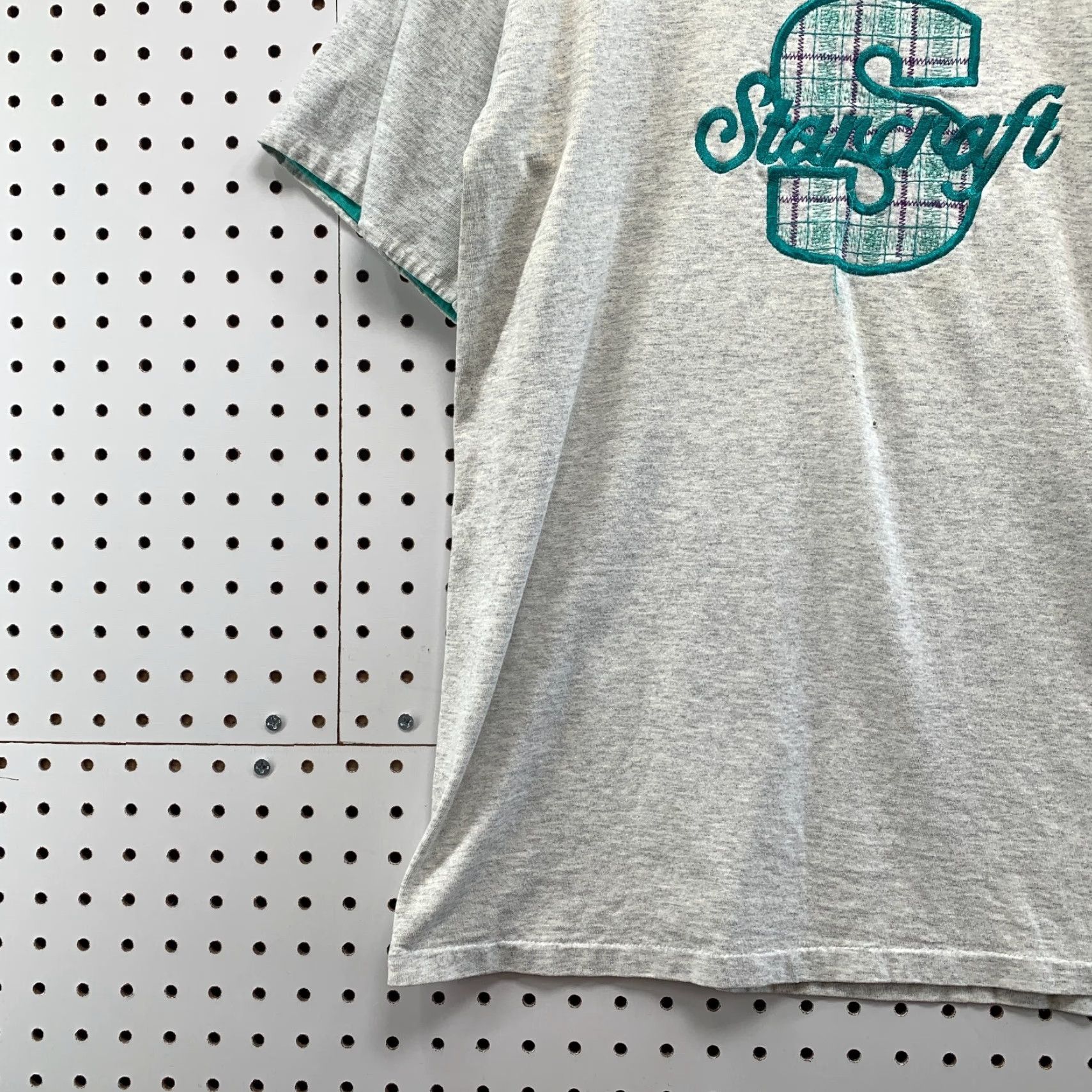 Vintage VINTAGE Starcraft Shirt Gray Embroidered Adult Medium USA 21x28 Shirt Belton Cotton, Cotton Blend Size US M / EU 48-50 / 2 - 3 Thumbnail