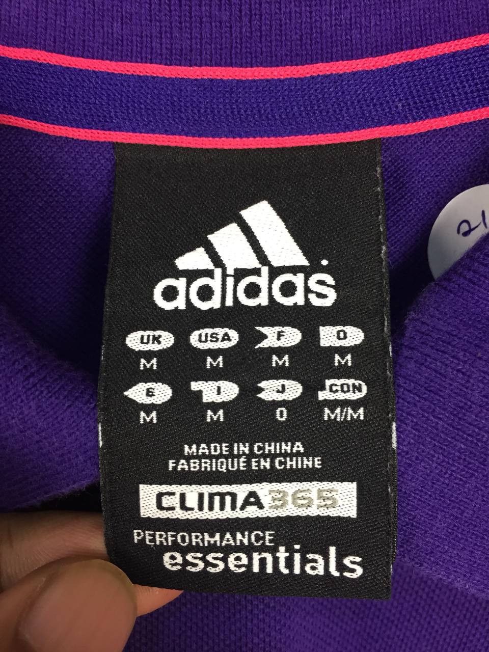 Adidas × Vintage Adidas Clima365 Performance Essentials Climalite Polo Tee Size US M / EU 48-50 / 2 - 7 Thumbnail