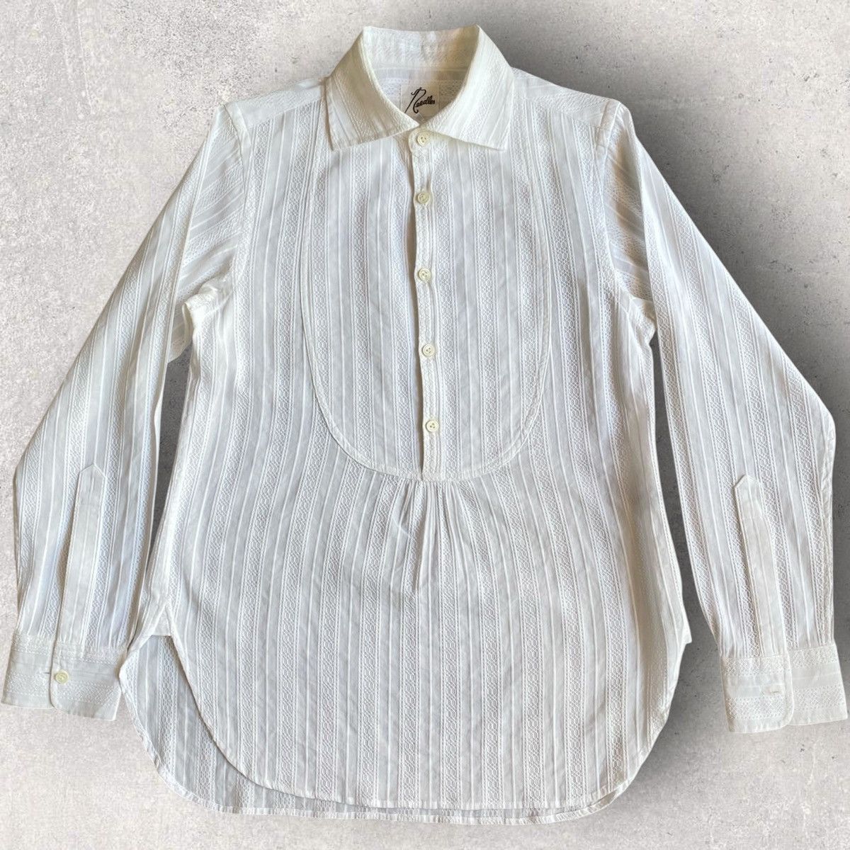 Needles Needles Pullover vertical stripes and intricate embroidery Size US XS / EU 42 / 0 - 2 Thumbnail