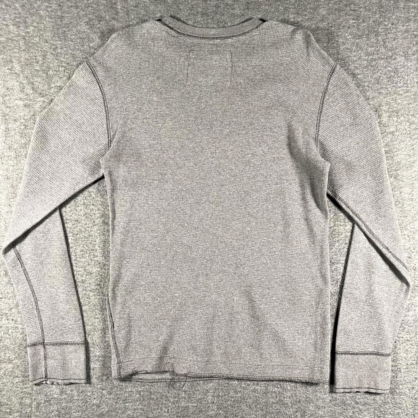 Aeropostale Aéropostale Shirt Mens Medium Gray Nineteen Eighty Seven Long Sleeve Thermal Crew Neck Front Logo Graphic Print Emroidered Size US M / EU 48-50 / 2 - 3 Thumbnail