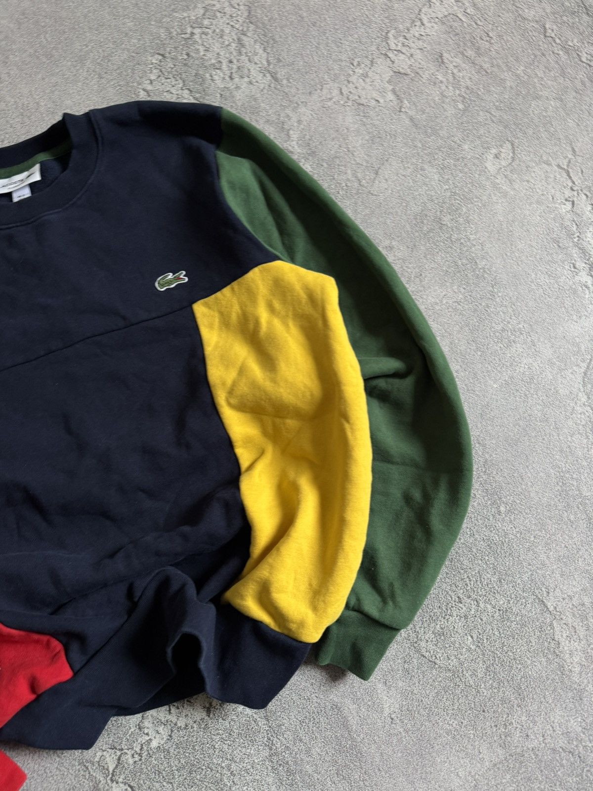 Designer × Lacoste Lacoste S big logo sweatshirt jumper pullover long sleeve Size US S / EU 44-46 / 1 - 4 Thumbnail