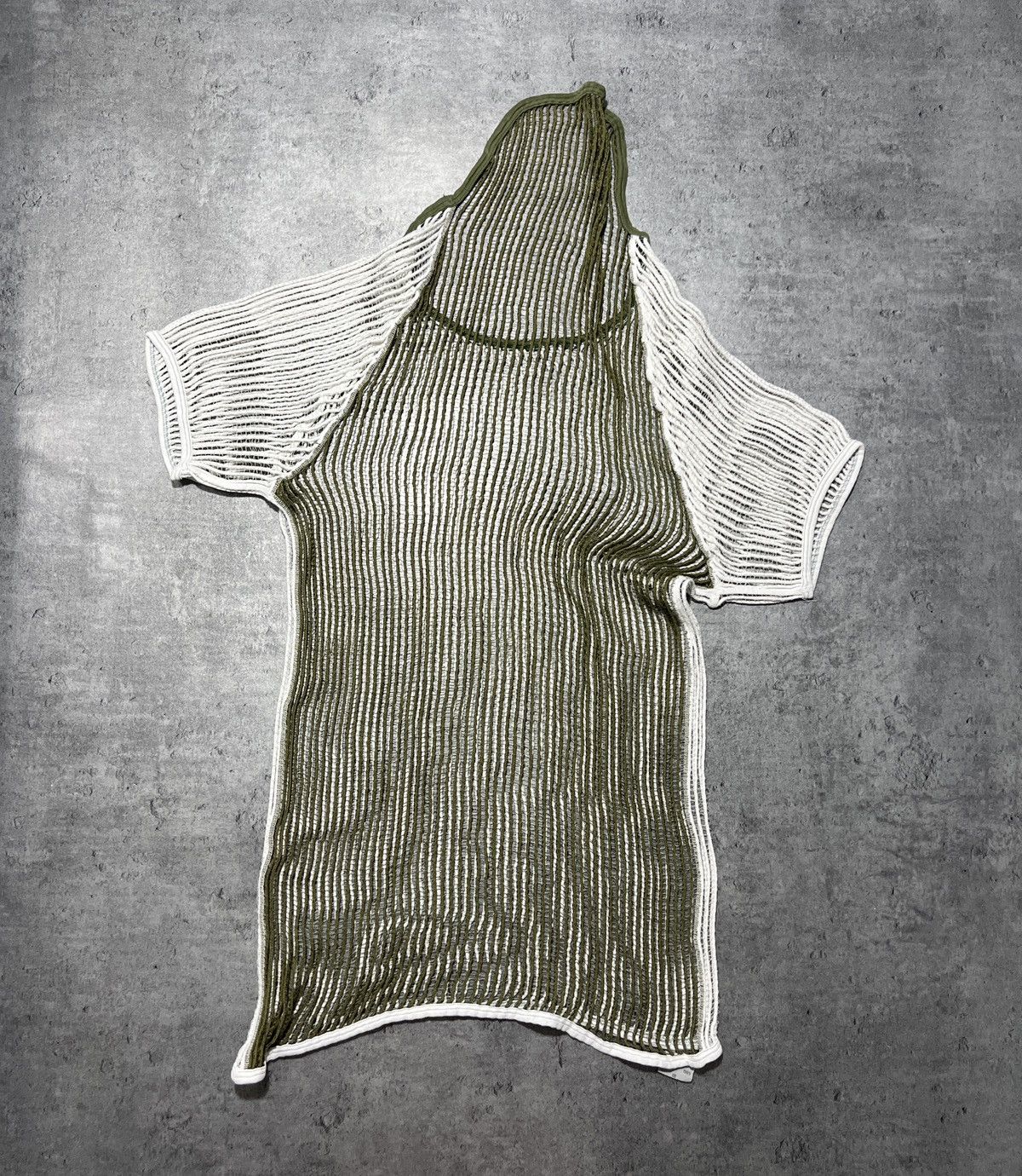 Designer × Japanese Brand × Vintage Vintage knit mesh holes distressed vest Size M / US 6-8 / IT 42-44 - 6 Thumbnail
