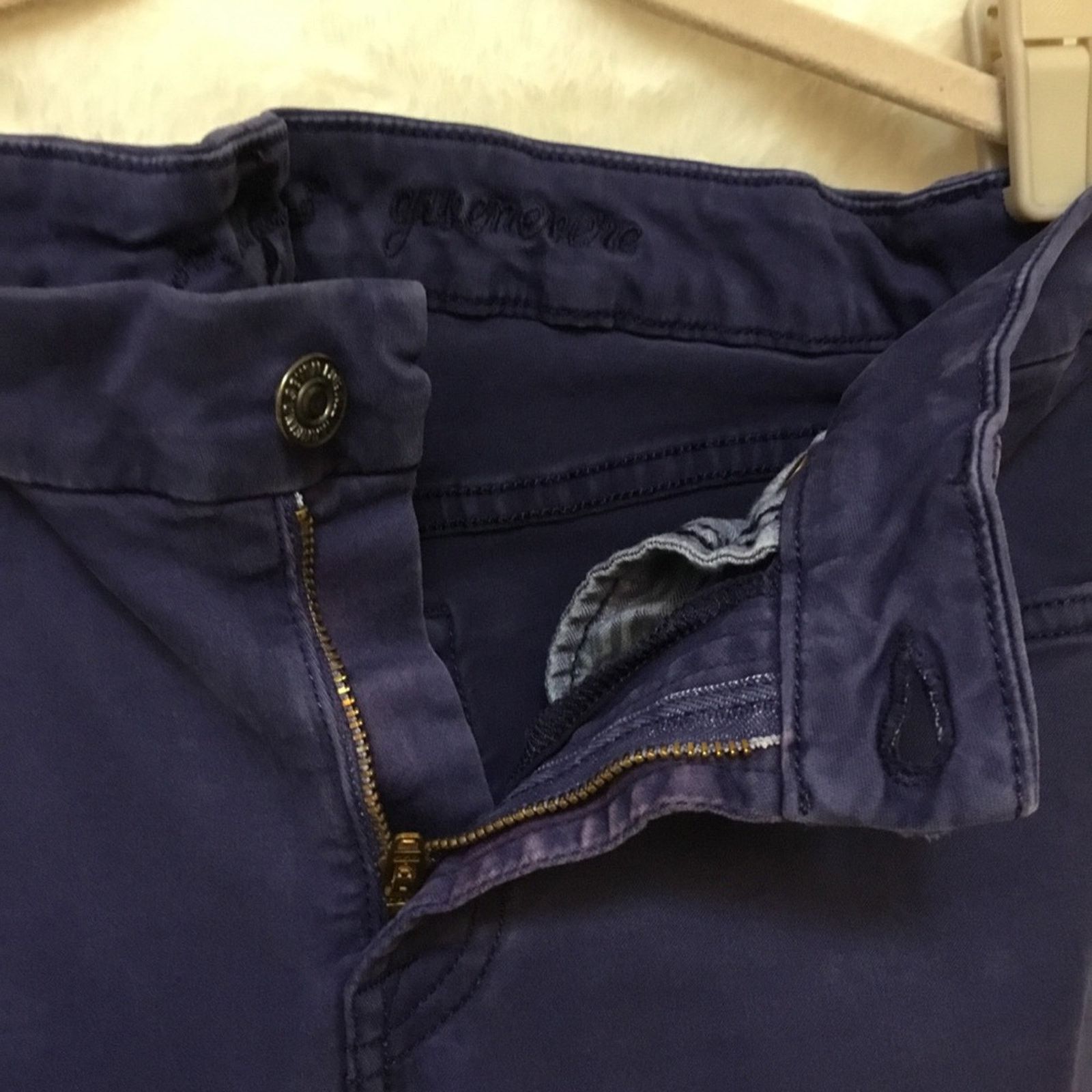 7 For All Mankind 7 For All Mankind Vibrant Purple Skinny Jeans Size 29" - 7 Thumbnail