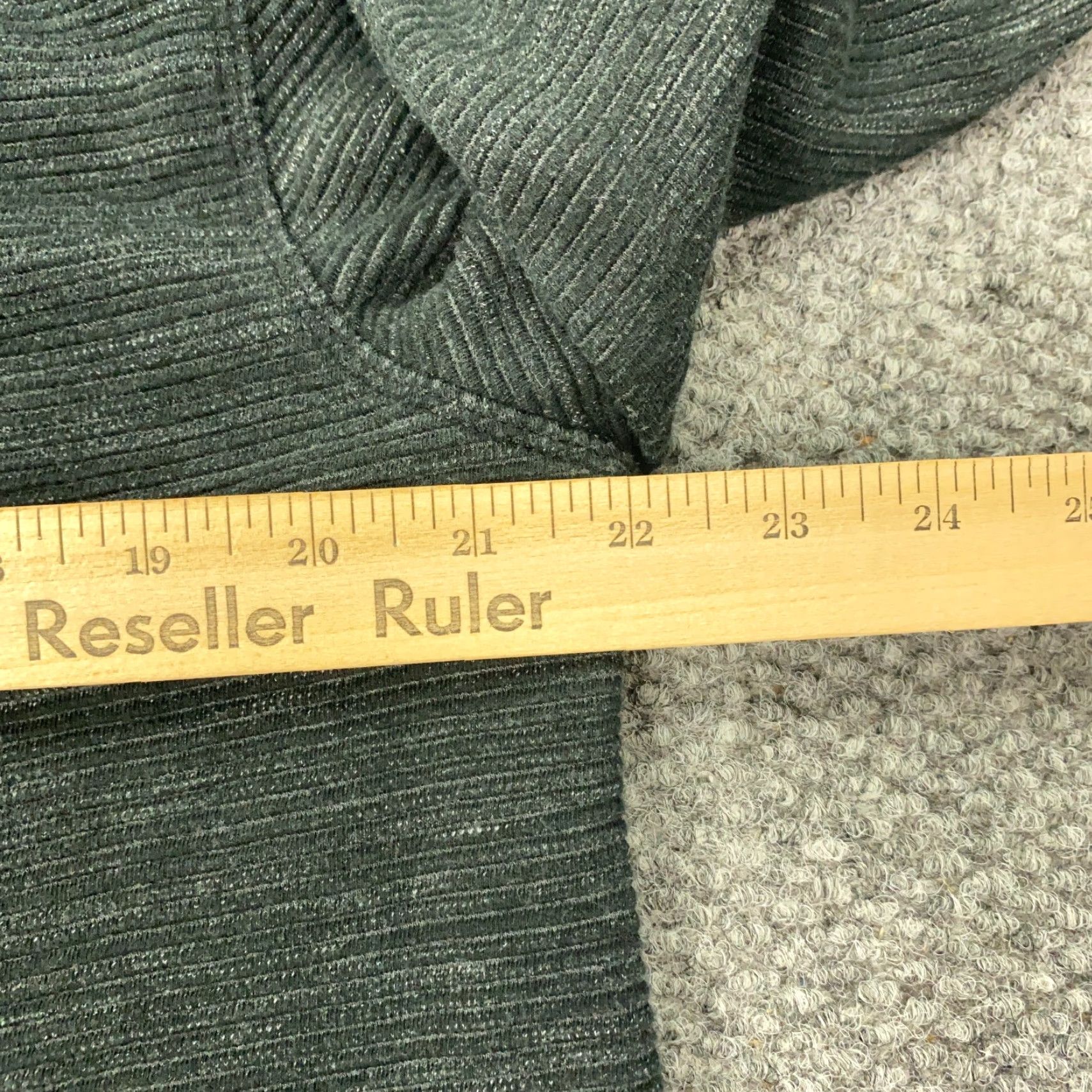 Vintage Method Henley Shirt Mens L Gray Long Sleeve Ribbed Faux Layered Size US L / EU 52-54 / 3 - 8 Thumbnail