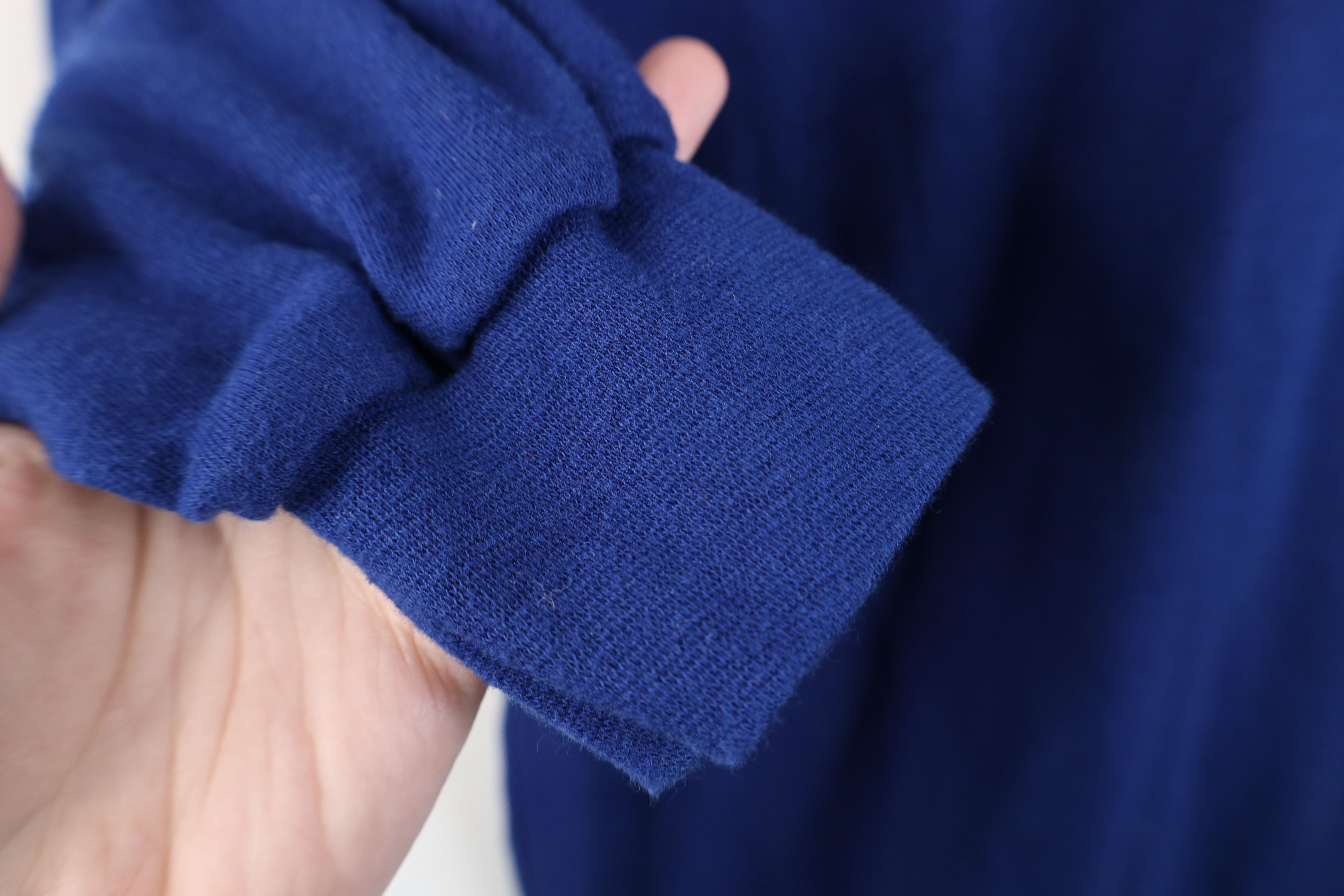 Vintage Vintage 90s Streetwear Thermal Turtleneck T-Shirt Blue USA Size US XL / EU 56 / 4 - 5 Thumbnail