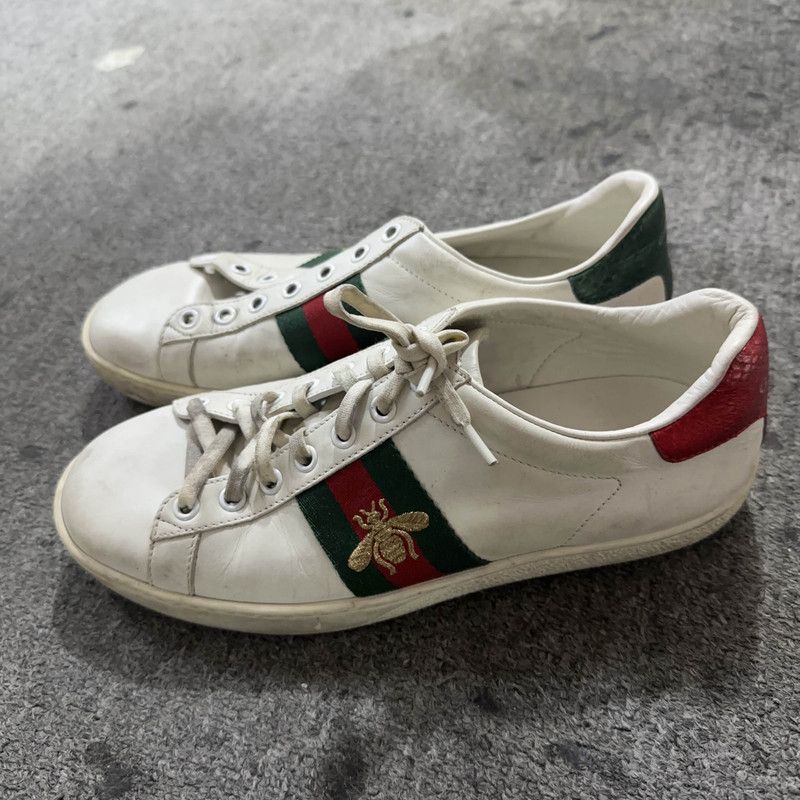 Gucci Gucci Ace Embroidered Fashion Sneakers 0079 Size US 6.5 / IT 36.5 - 1 Thumbnail