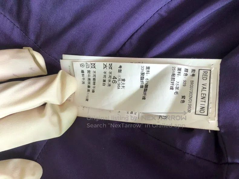 Valentino Valentino Purple wool coat Size M / US 6-8 / IT 42-44 - 6 Thumbnail
