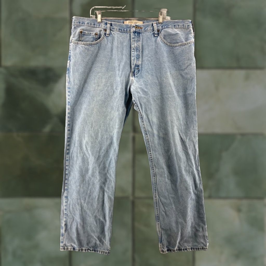 Vintage Urban Pipeline Jeans Regular Straight 42x32 Blue Denim 5-Pocket Mens Adults Stonewashed Light Size 42 Size US 42 / EU 58 - 1 Thumbnail