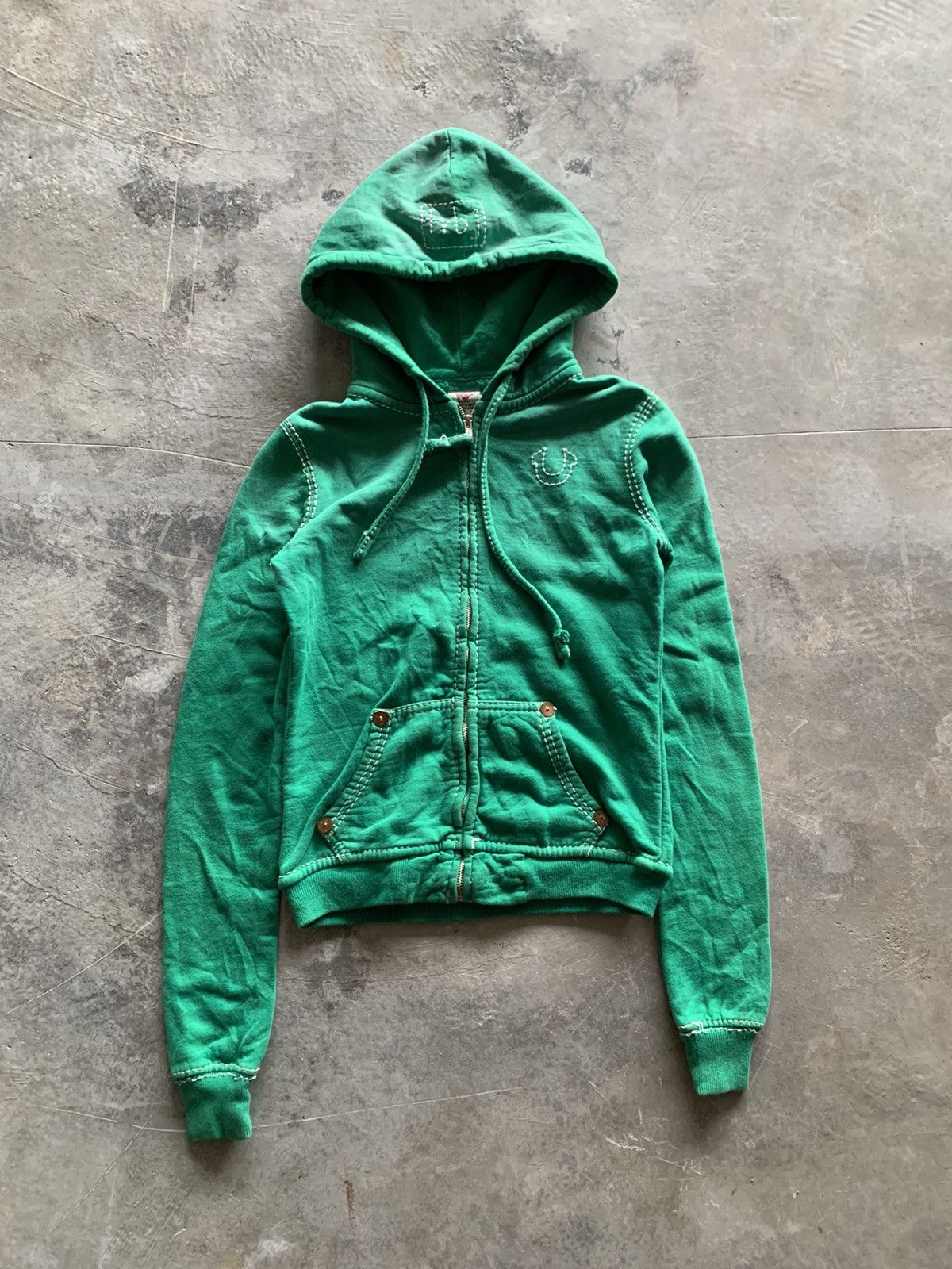 True Religion true religion hoodie white line stitch super dope design Size US XS / EU 42 / 0 - 1 Thumbnail