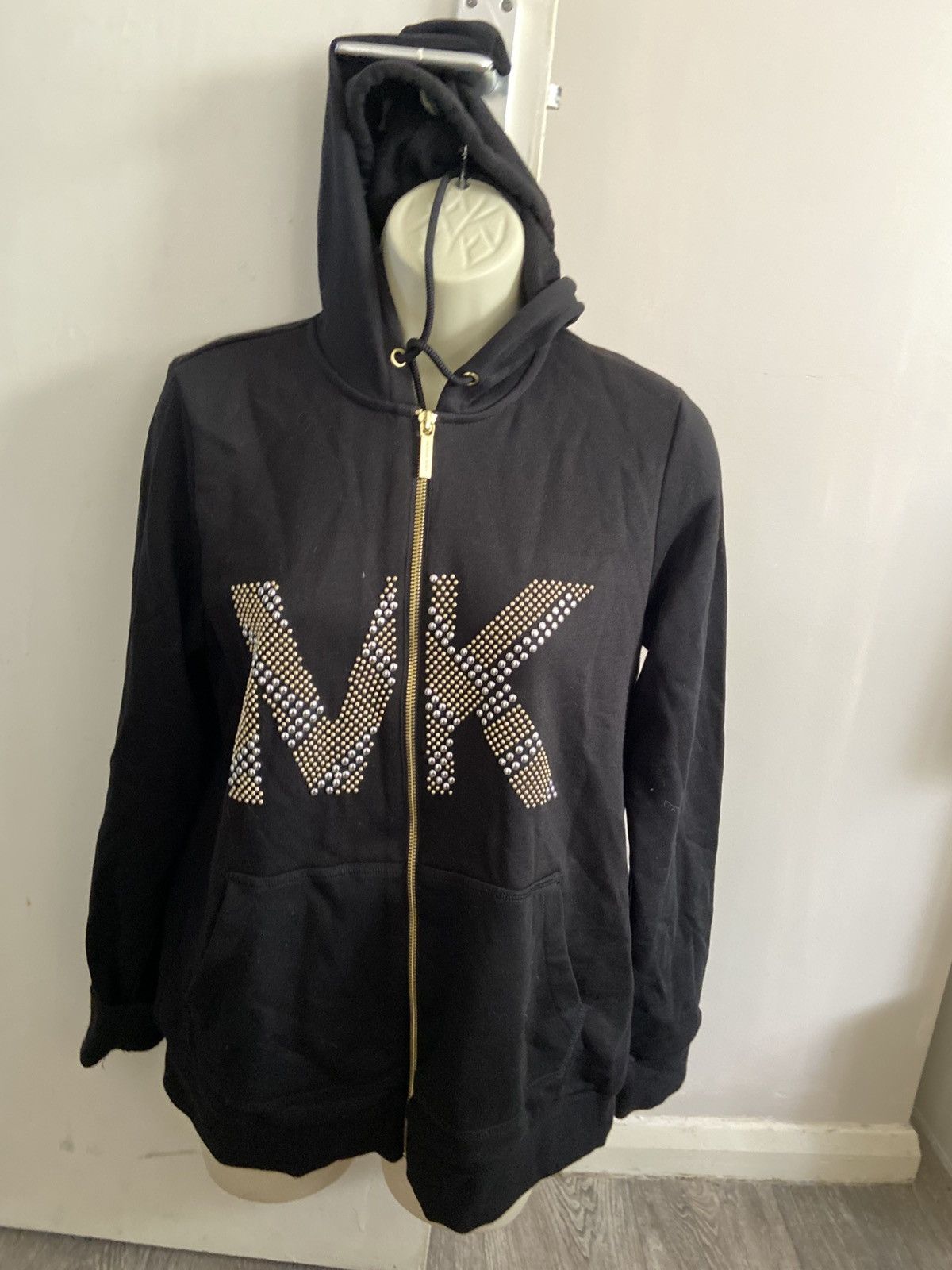 Michael Kors Michael Kors Women M Studs Drawstring Sweatshirt hoodie Size M / US 6-8 / IT 42-44 - 1 Thumbnail