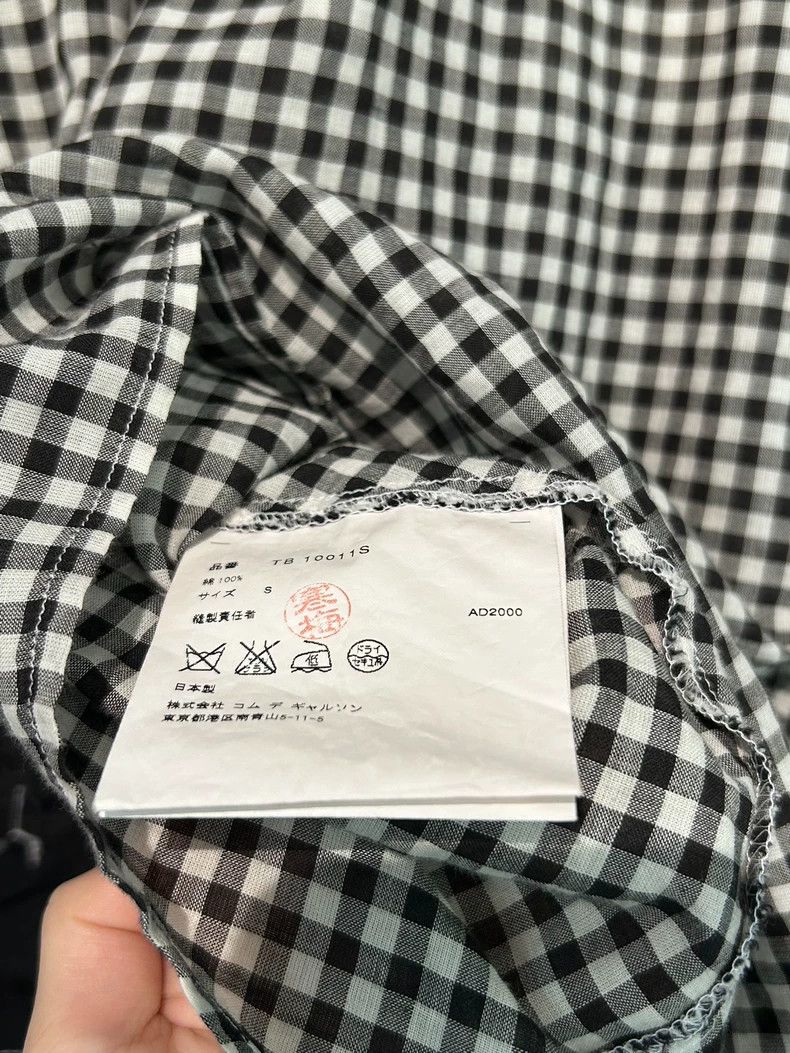 Other Comme Des Garcons Black and white plaid embroidered front Size S / US 4 / IT 40 - 6 Thumbnail