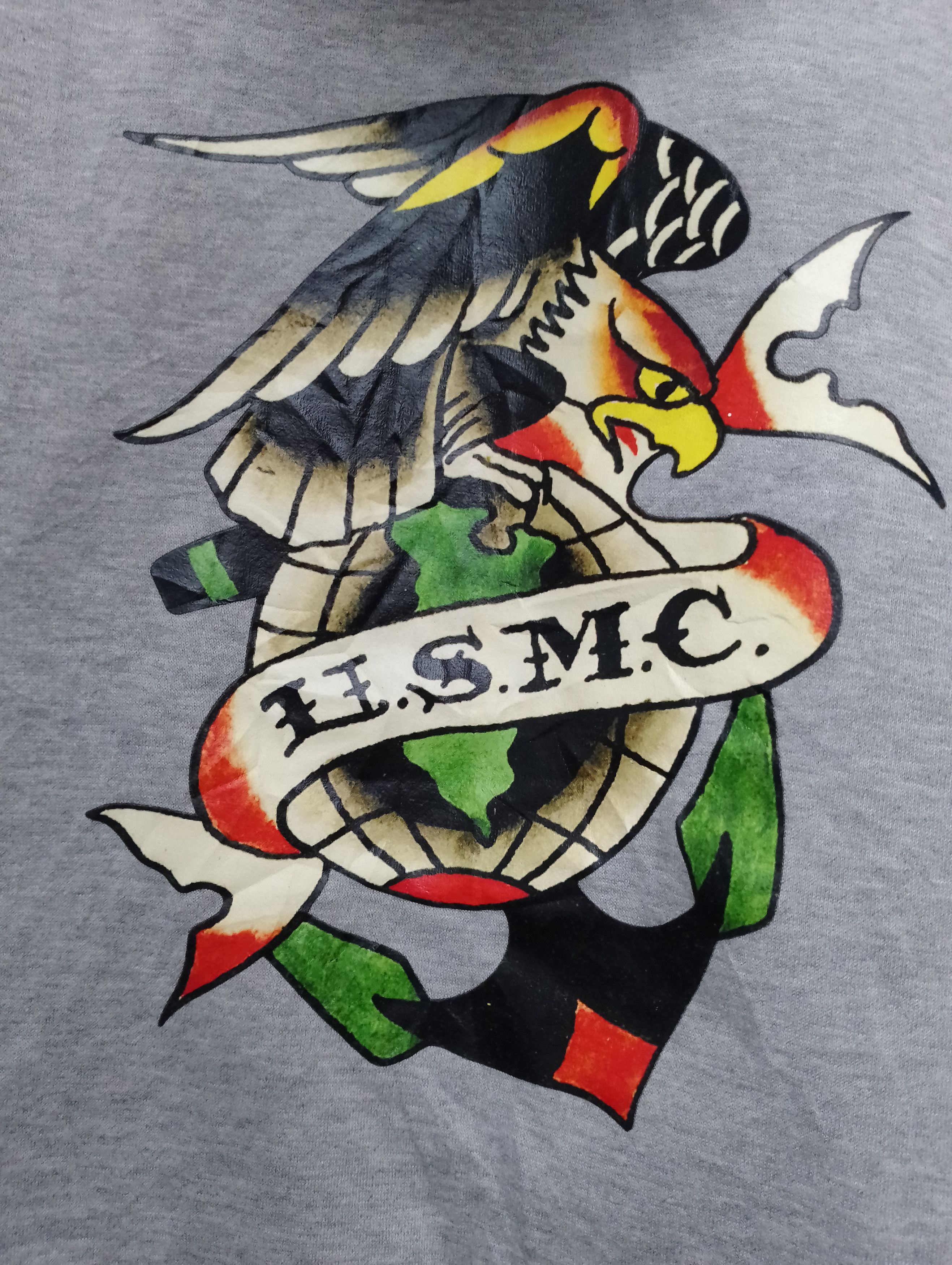 Ed Hardy Ed Hardy Tatoo Y2k Hoodie Size US XXL / EU 58 / 5 - 7 Thumbnail