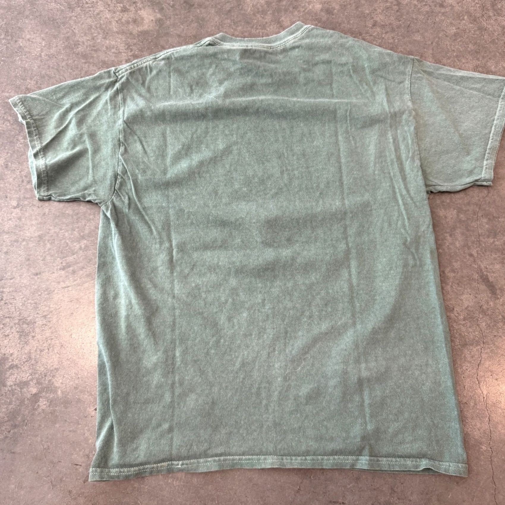 Vintage VINTAGE Def Leppard Tee Green Acid Wash Short Sleeve Graphic T-Shirt M Womens Size 32" / US 10 / IT 46 - 2 Thumbnail