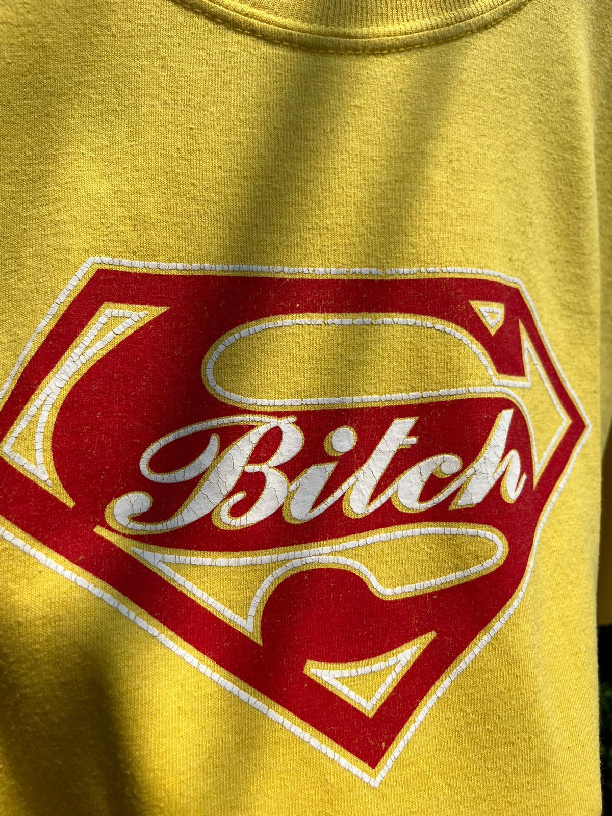 Jerzees parody tee DC superman logo bitch graphic tee tshirt Size US XL / EU 56 / 4 - 3 Thumbnail