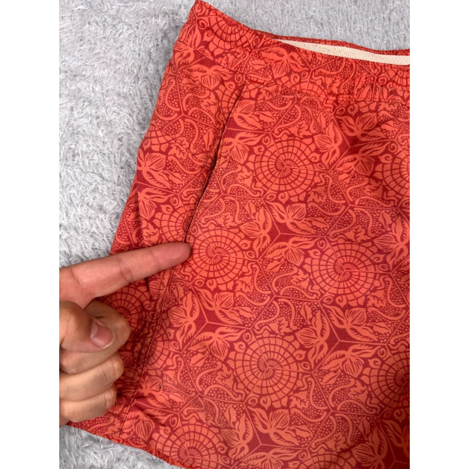 Patagonia Patagonia Shorts Women XS Orange Red Baggies 100% Nylon Activewear Beach Hiking Walking Logo Patch Vintage No ISSUES READ Size 26" / US 2 / IT 38 - 3 Thumbnail
