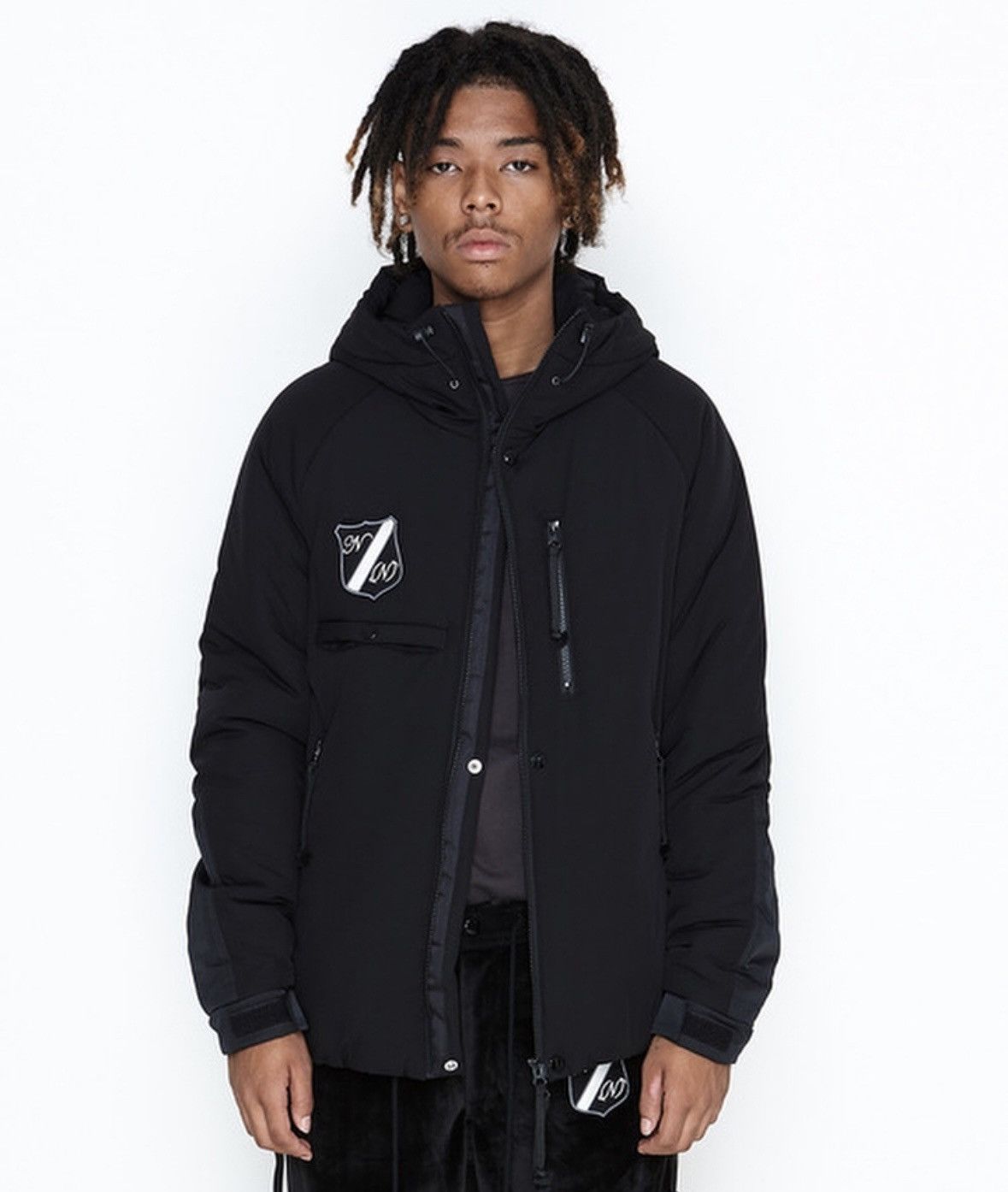 Number (N)ine Number Nine Insulated Puffer Crest/Shield Logo Jacket ...
