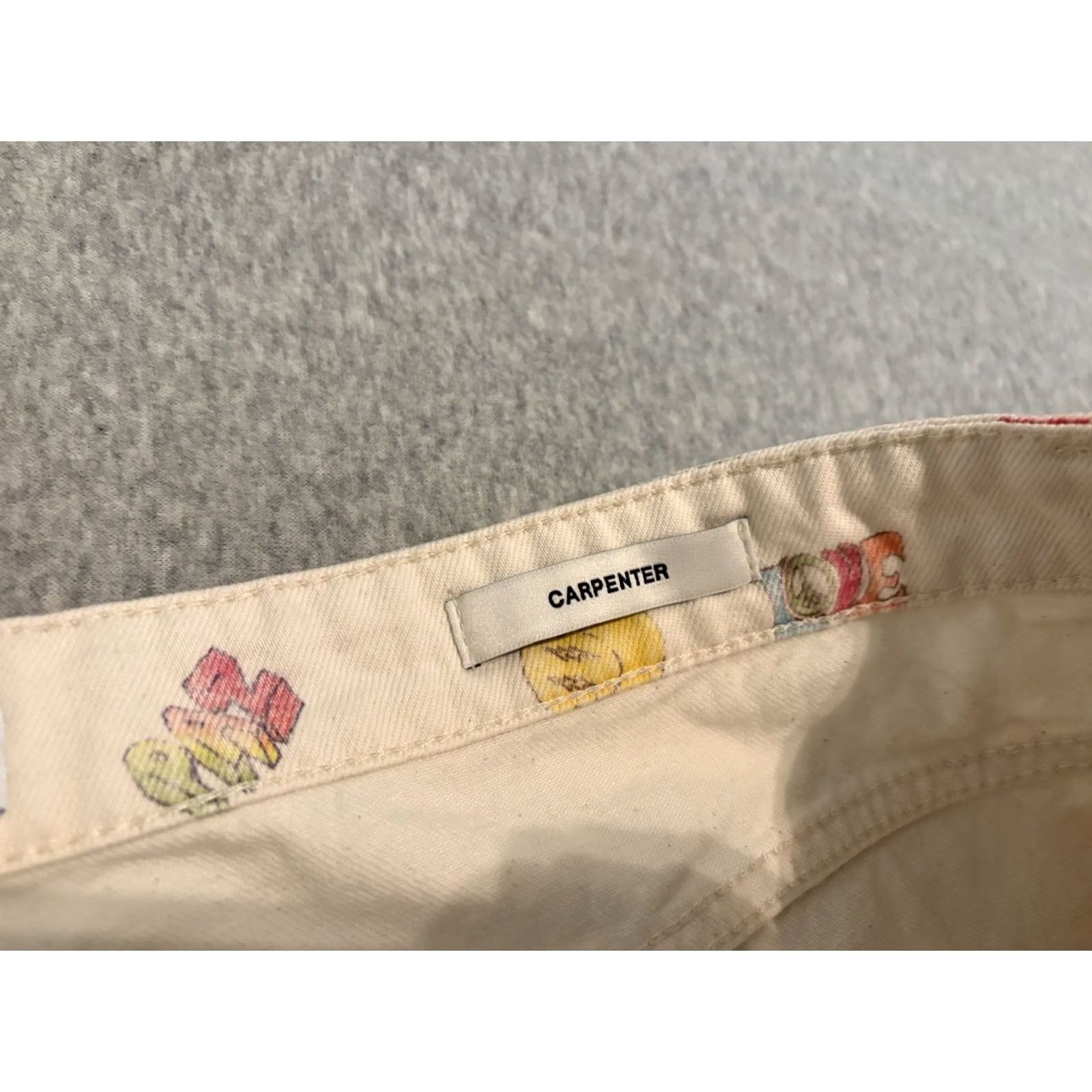 Guess GUESS Jeans Carpenter Pants Mens 38x31 White Cotton Zip Inseam 31 38 Mens Size US 38 / EU 54 - 3 Thumbnail