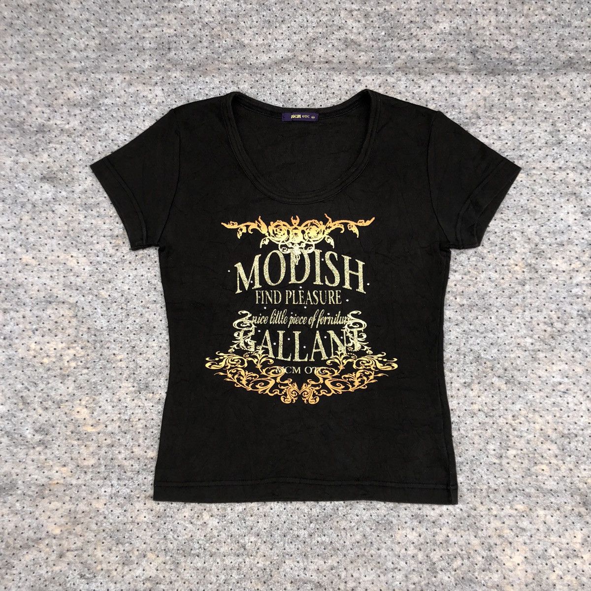 MCM × Vintage Y2k MCM Baby Tee Size M / US 6-8 / IT 42-44 - 6 Thumbnail