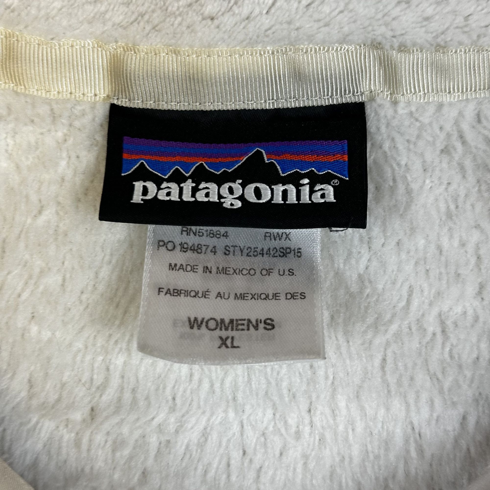 Vintage Vintage Patagonia Fleece Quarter-Zip Jacket (XL) Size XL / US 12-14 / IT 48-50 - 3 Thumbnail