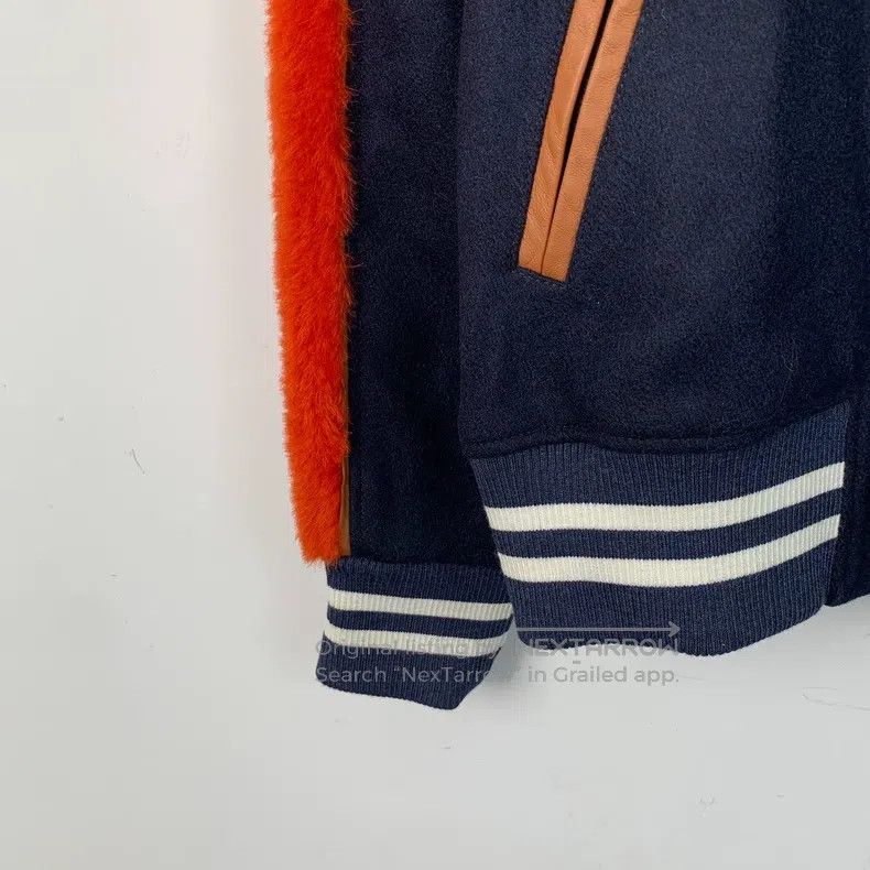 Loewe Loewe Color Blocked Wool Baseball Jacket Size US XS / EU 42 / 0 - 4 Thumbnail