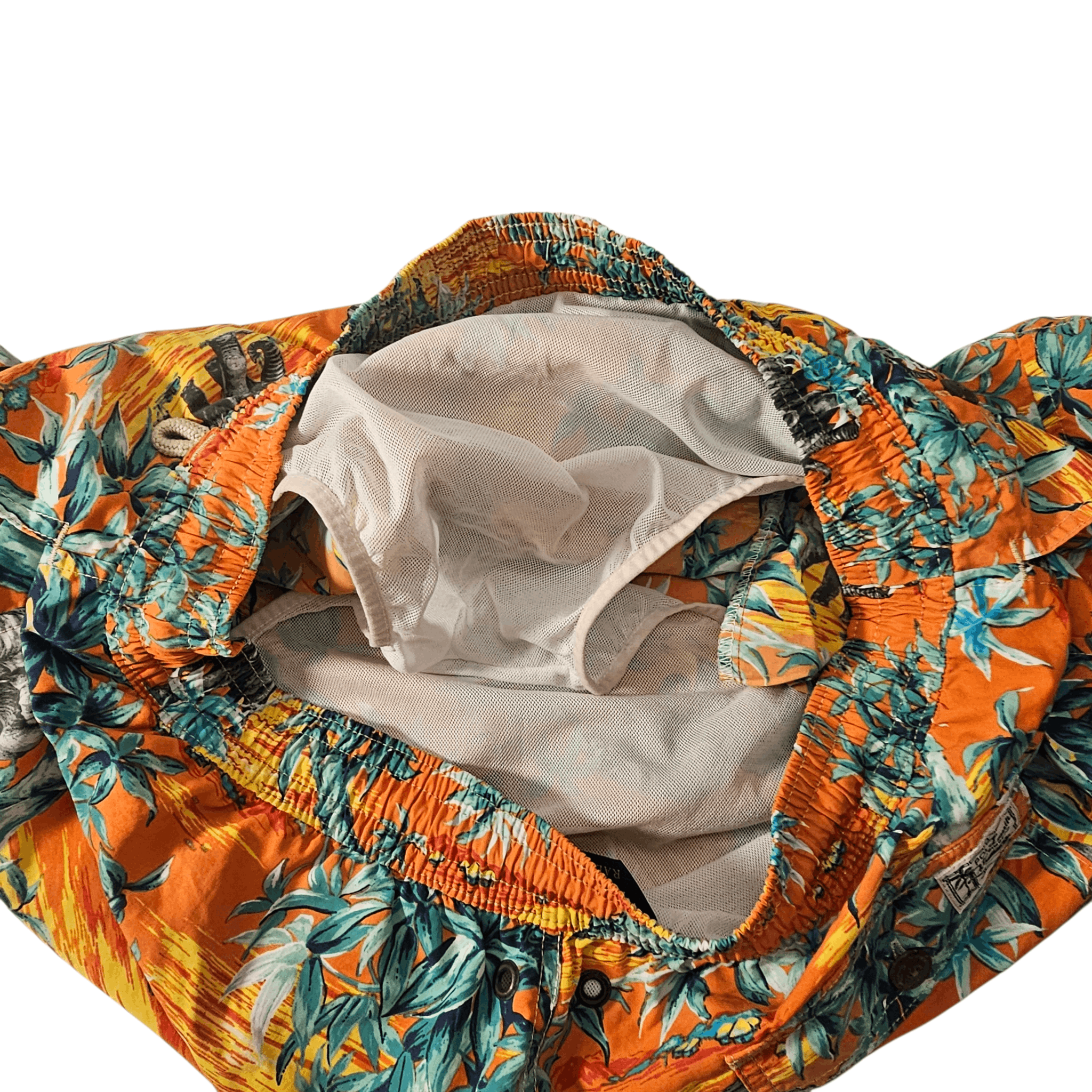 Polo Ralph Lauren Vintage Polo Ralph Lauren Tropical Swim Trunks XL Size US 34 / EU 50 - 6 Thumbnail