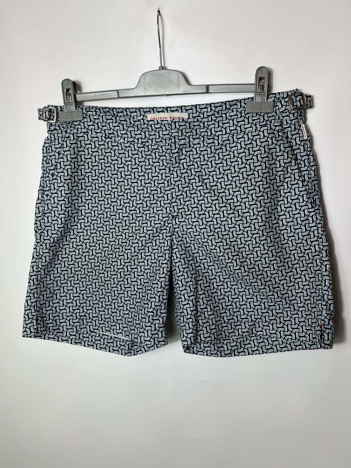 Orlebar Brown Geometric Print Swim Shorts Men’s Size 32