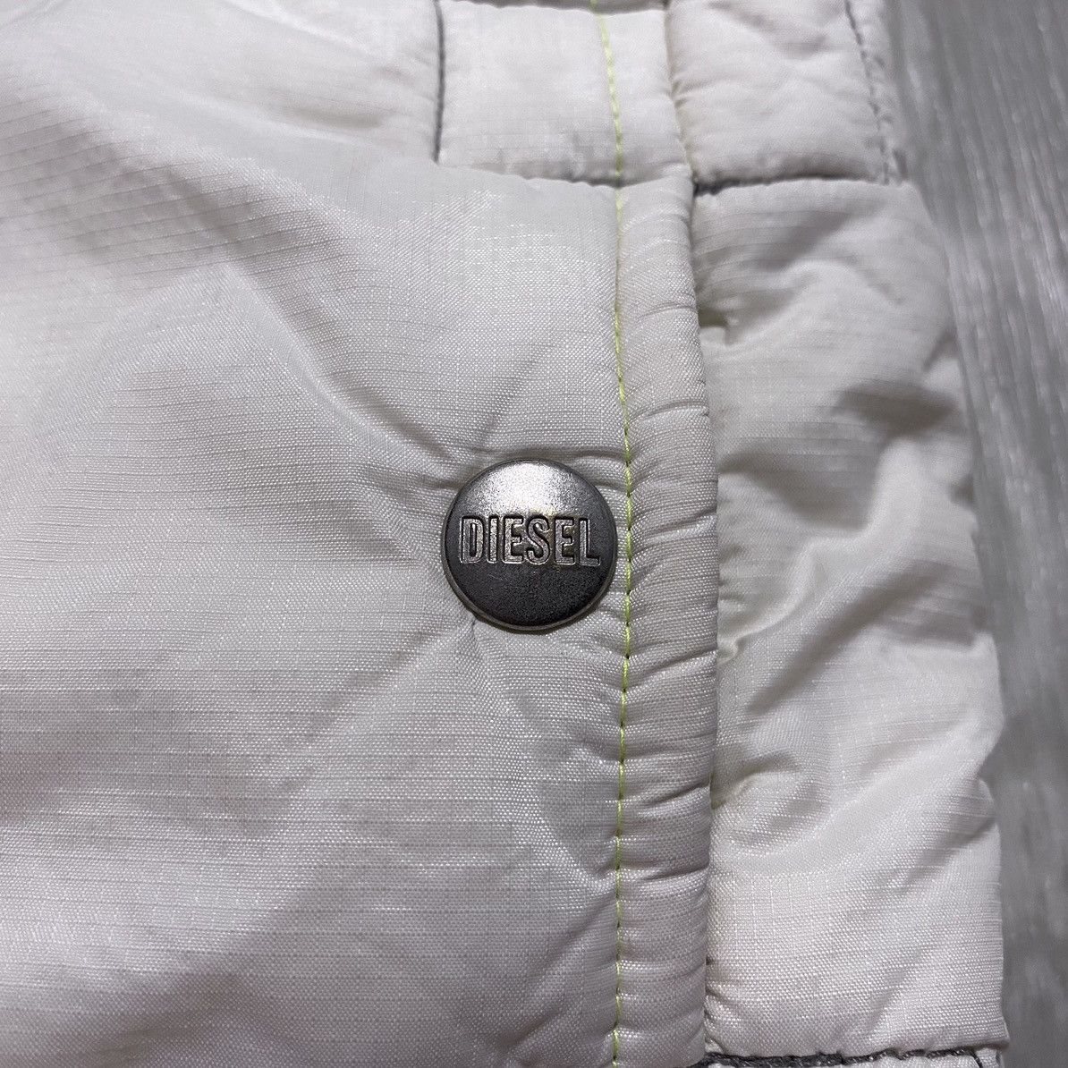 Diesel Women’s Diesel Gorpcore Techwear Vintage White Nylon Vest Size XS / US 0-2 / IT 36-38 - 10 Thumbnail