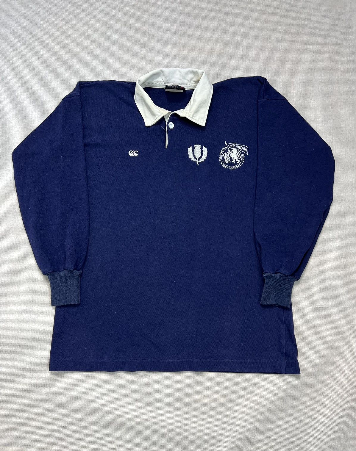 Canterbury of New Zealand × Vintage Sweatshirt Canterbury Scotland vs Wellington vintage 90’s Size US XL / EU 56 / 4 - 2 Thumbnail