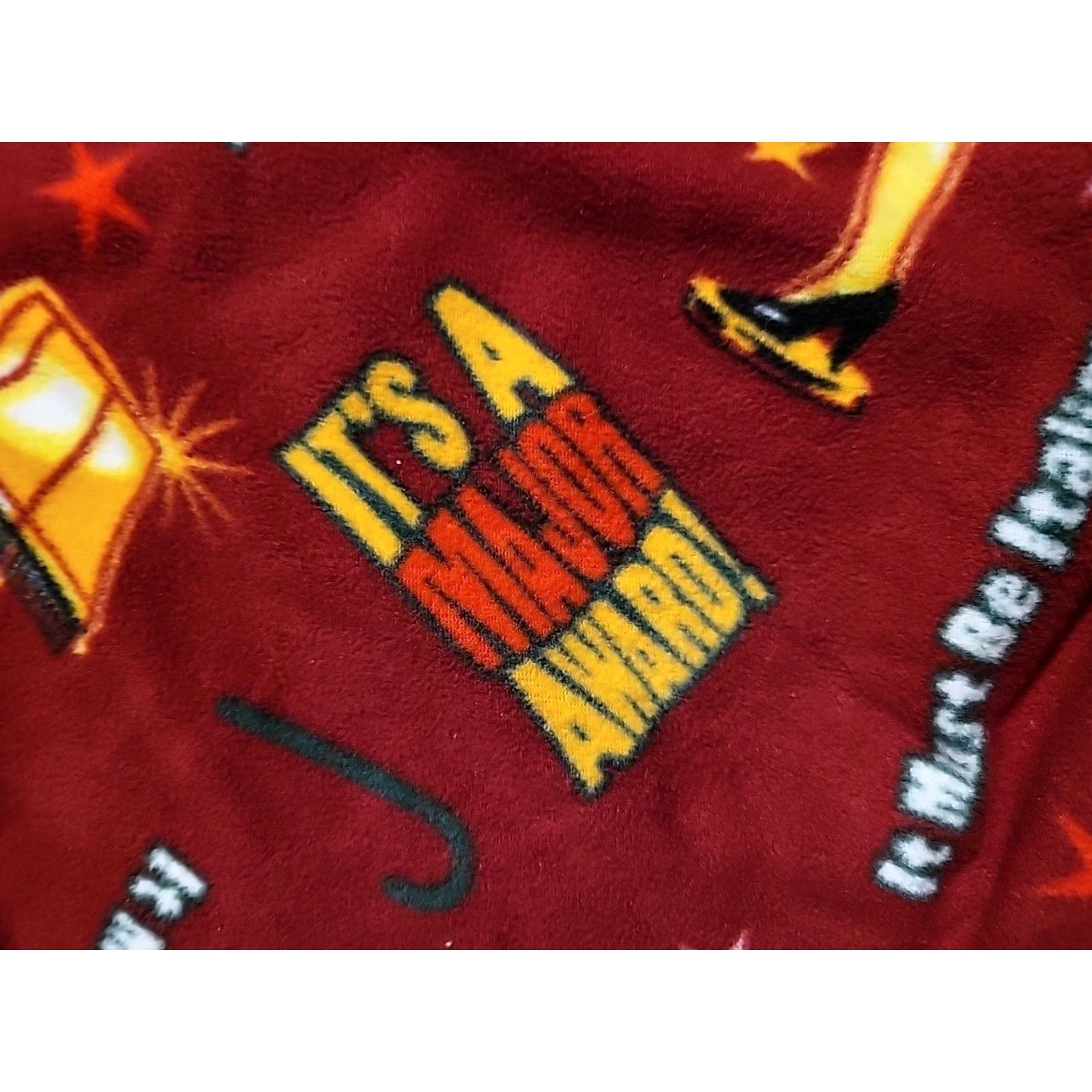 Vintage A Christmas Story Mens XL Pajama Pants Red Yellow 34" x 32" Bottoms Holiday Sleepwear Pants Regular Size Size US 36 / EU 52 - 4 Thumbnail