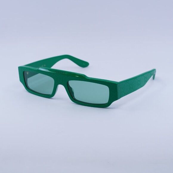 Gucci 🕶️ New Gucci GG1592S 003 Green Sunglasses Size ONE SIZE - 5 Thumbnail